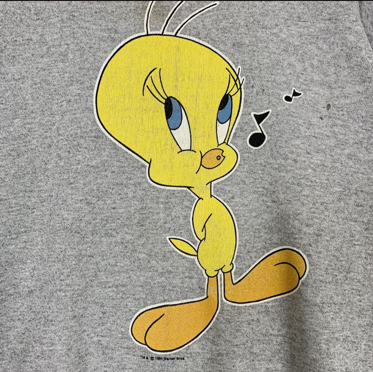 Cartoon Network × Vintage Vintage 90s Looney Tunes Tweety Bird Cartoon Sweatshirt Size US L / EU 52-54 / 3 - 3 Thumbnail