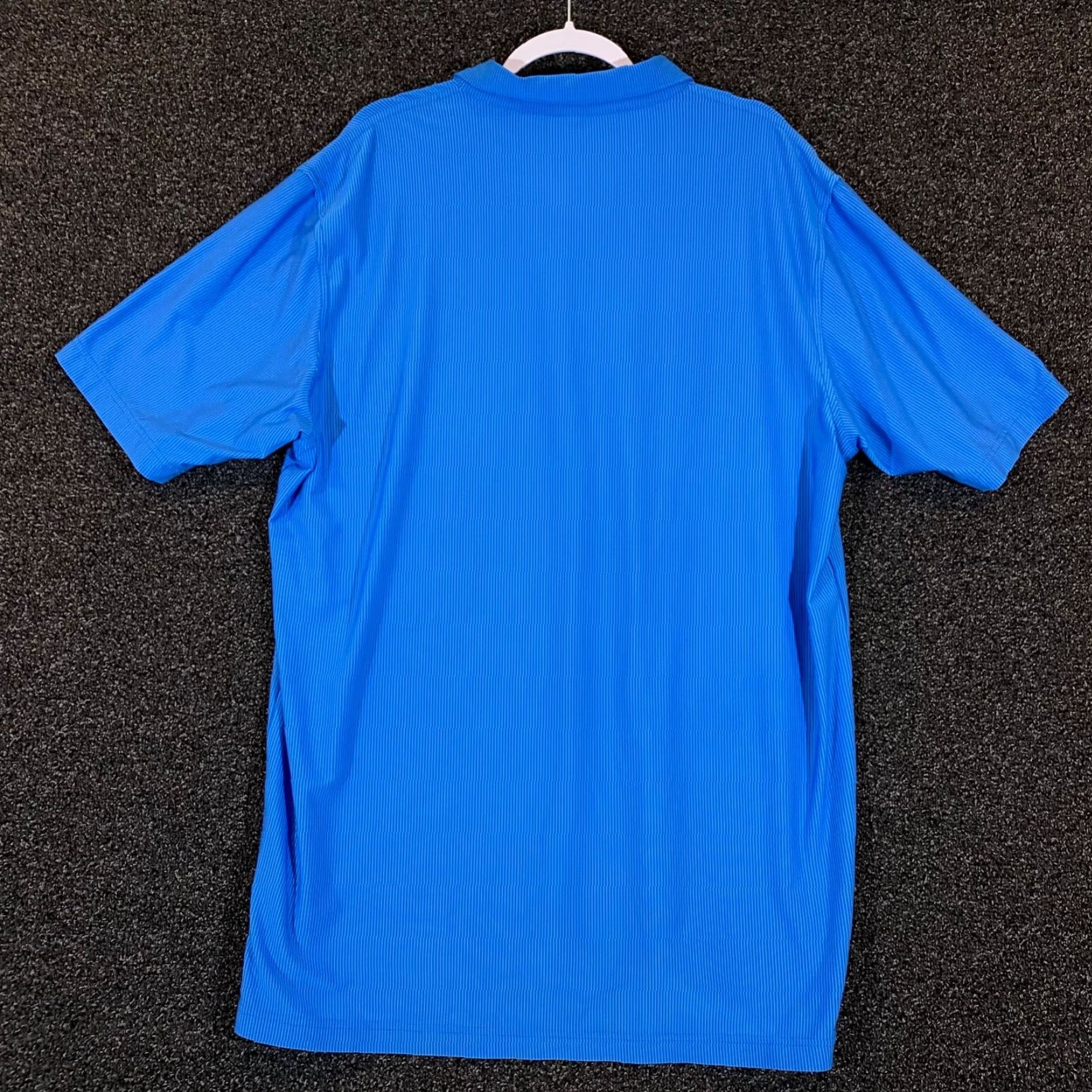 Peter Millar PETER MILLAR Polo Shirt Mens XL Blue Stripe Summer Comfort Performance Golf S/S Size US XL / EU 56 / 4 - 6 Thumbnail