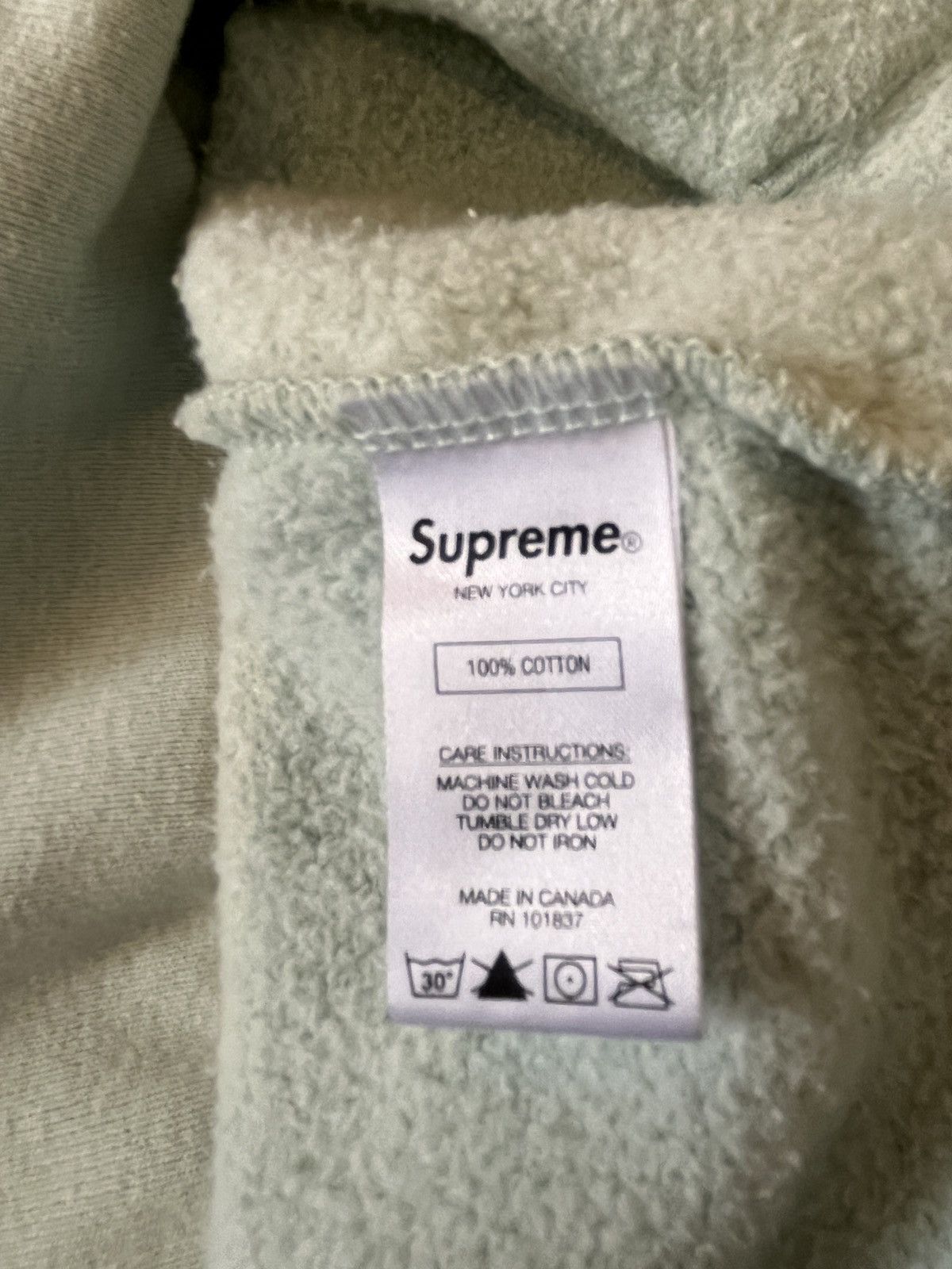 Supreme Supreme Mary Hoodie in Mint Green, Size M Size US M / EU 48-50 / 2 - 5 Thumbnail