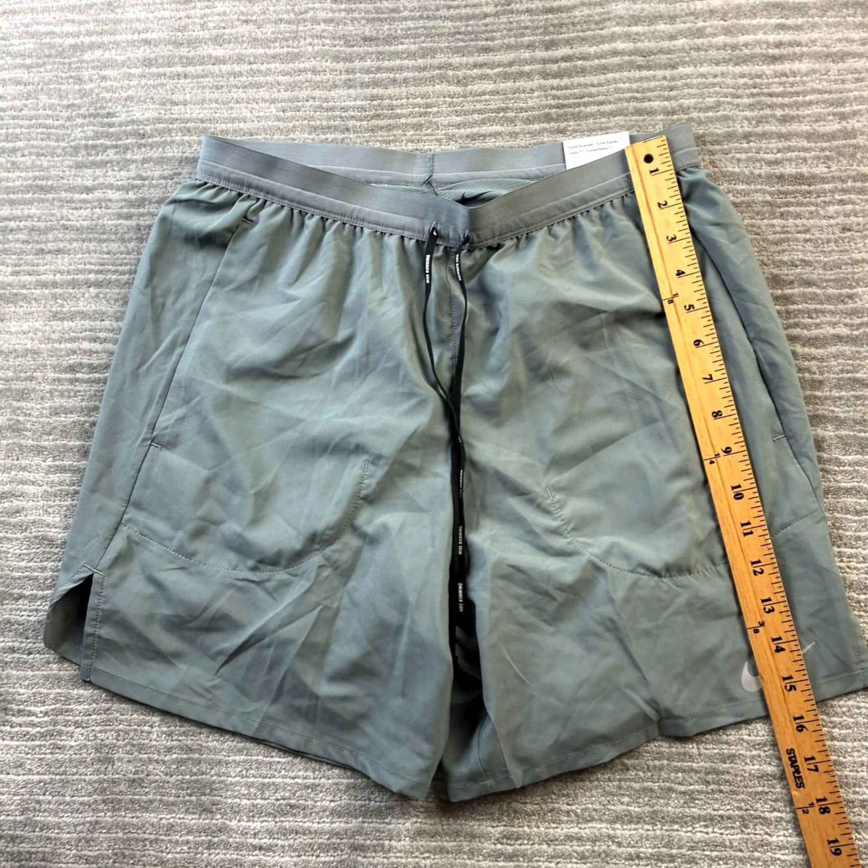 Nike Nike Mens Medium Gray Flex Stride 7" Running Shorts Lined Drawstring Size US 31 - 7 Thumbnail
