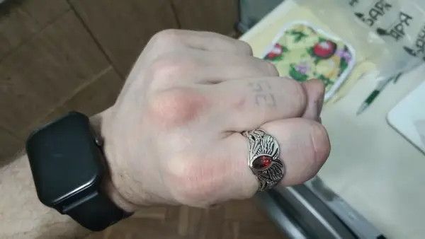 Other Creative Angel Wing Vintage Red Men's Ring Size ONE SIZE - 4 Thumbnail