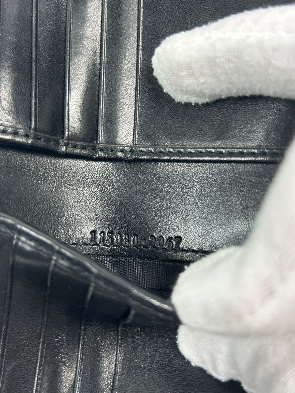 Gucci Gucci GG Black Leather Bifold Wallet Size ONE SIZE - 8 Thumbnail