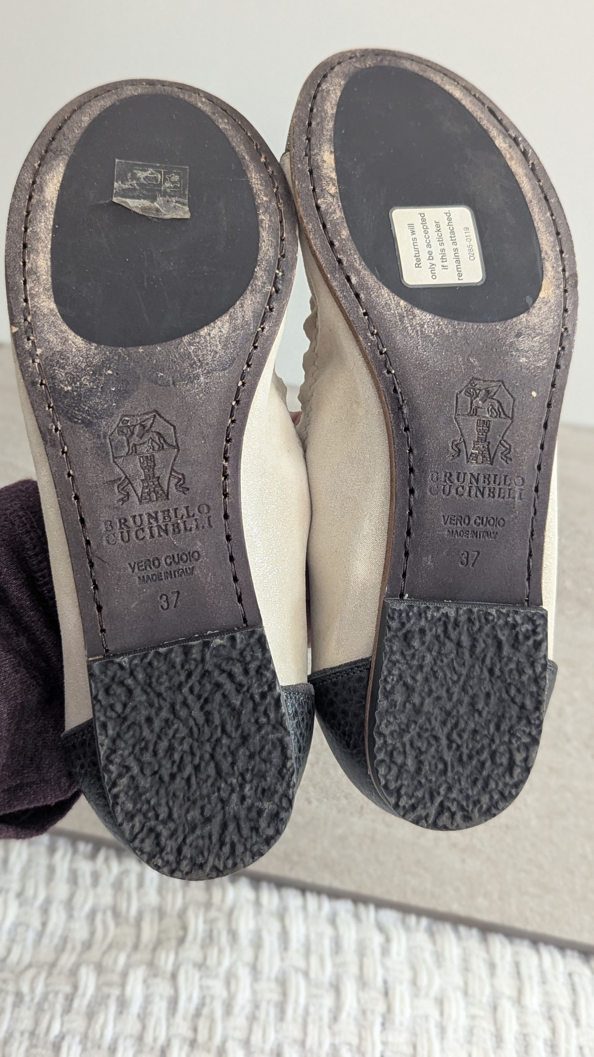 Brunello Cucinelli Vero Coio Size US 6.5 / IT 36.5 - 2 Thumbnail