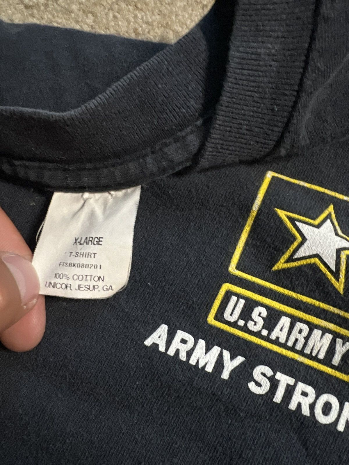 Other USA military t shirt size XL crazy vintage Size US XL / EU 56 / 4 - 5 Thumbnail