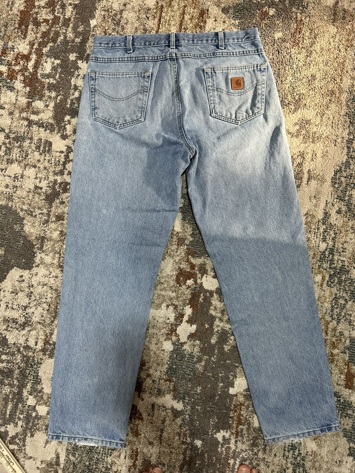 Carhartt Carhartt Light Wash Denim Jeans Size US 34 / EU 50 - 1 Thumbnail