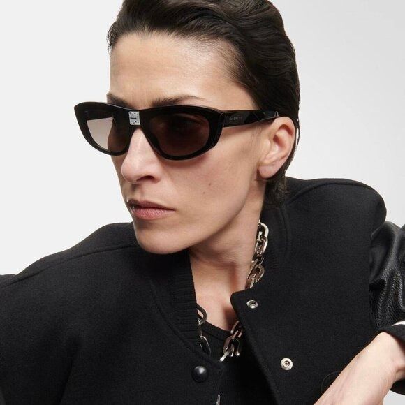 Givenchy 🕶️ New Givenchy GV40027I 01B Sunglasses - Shiny Black Frame Size ONE SIZE - 2 Thumbnail