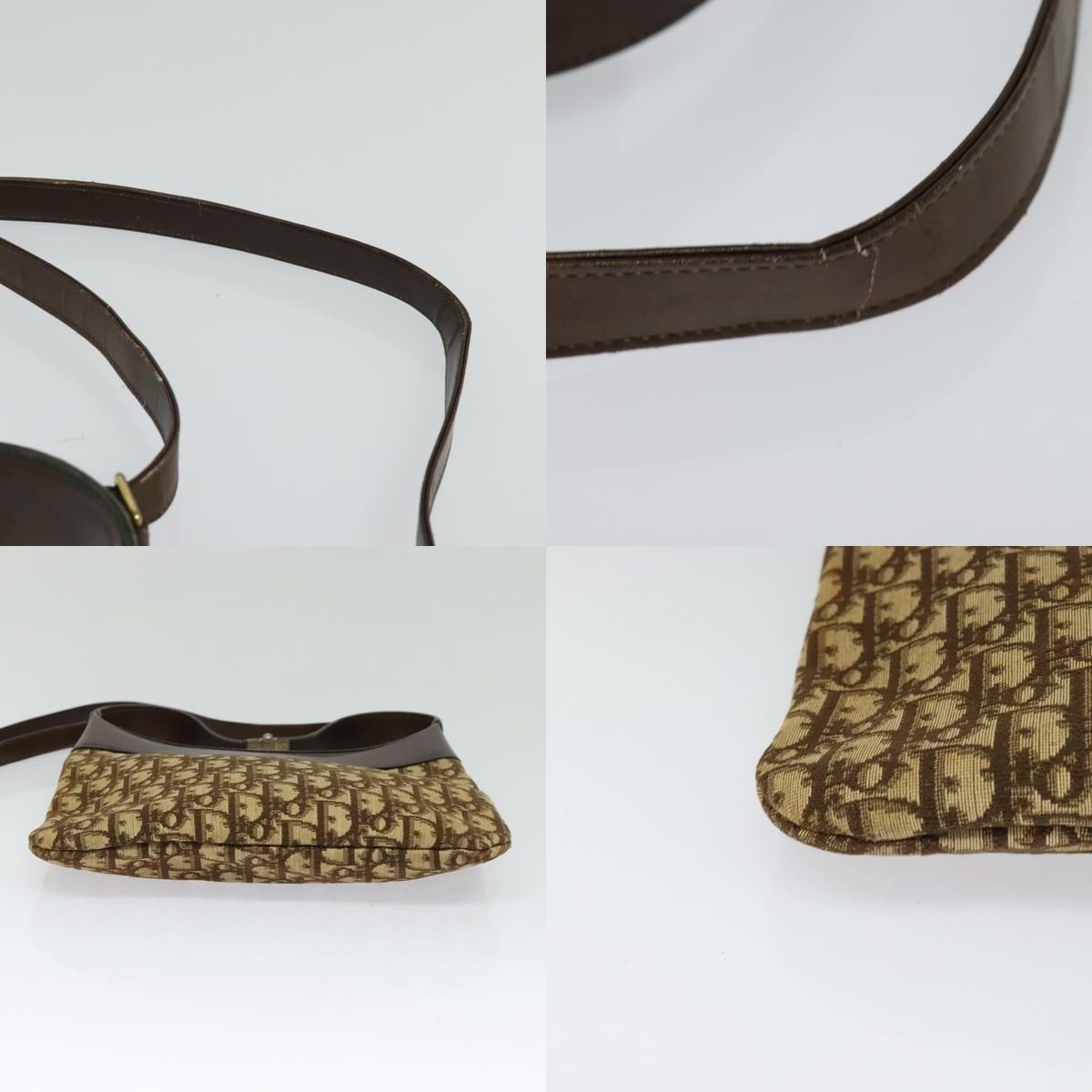 Dior DIOR Trotter Canvas Shoulder Bag Brown Size ONE SIZE - 10 Thumbnail