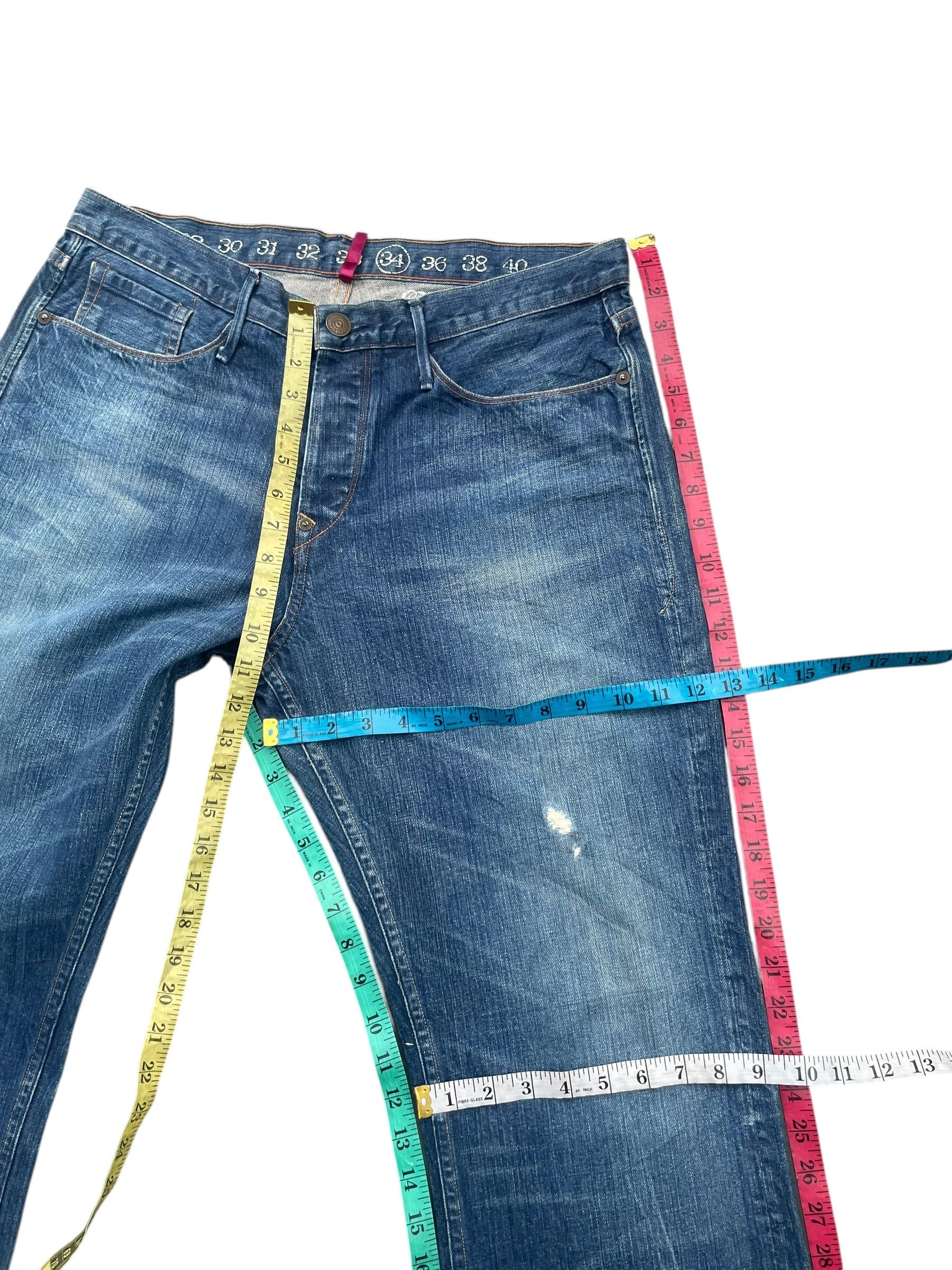Earnest Sewn Earnest Sewn Flare Distresed Jeans Size US 35 - 10 Thumbnail