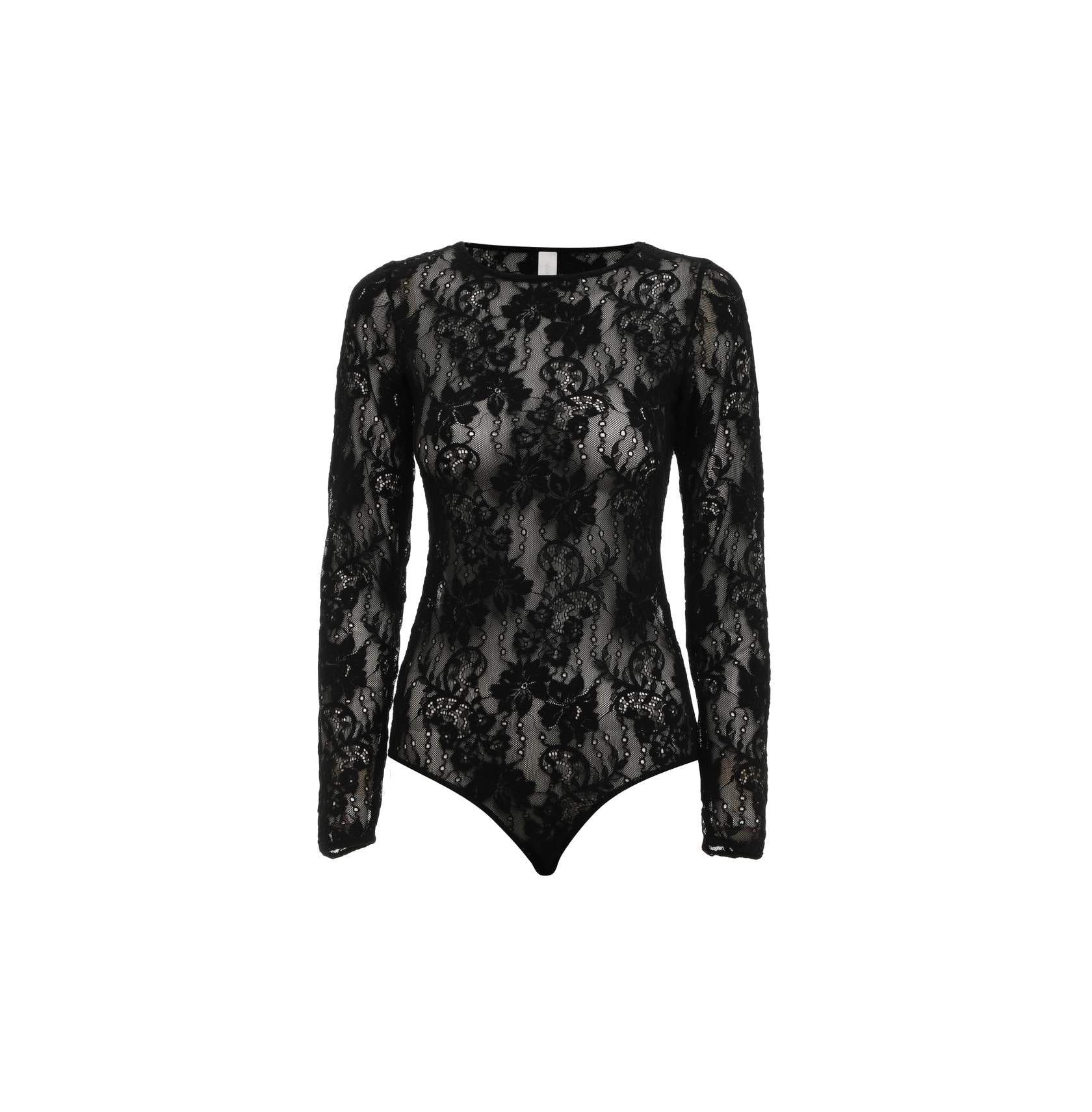 Zimmermann oc11z0225 Lace Bodysuit in Black Size M / US 6-8 / IT 42-44 - 1 Preview