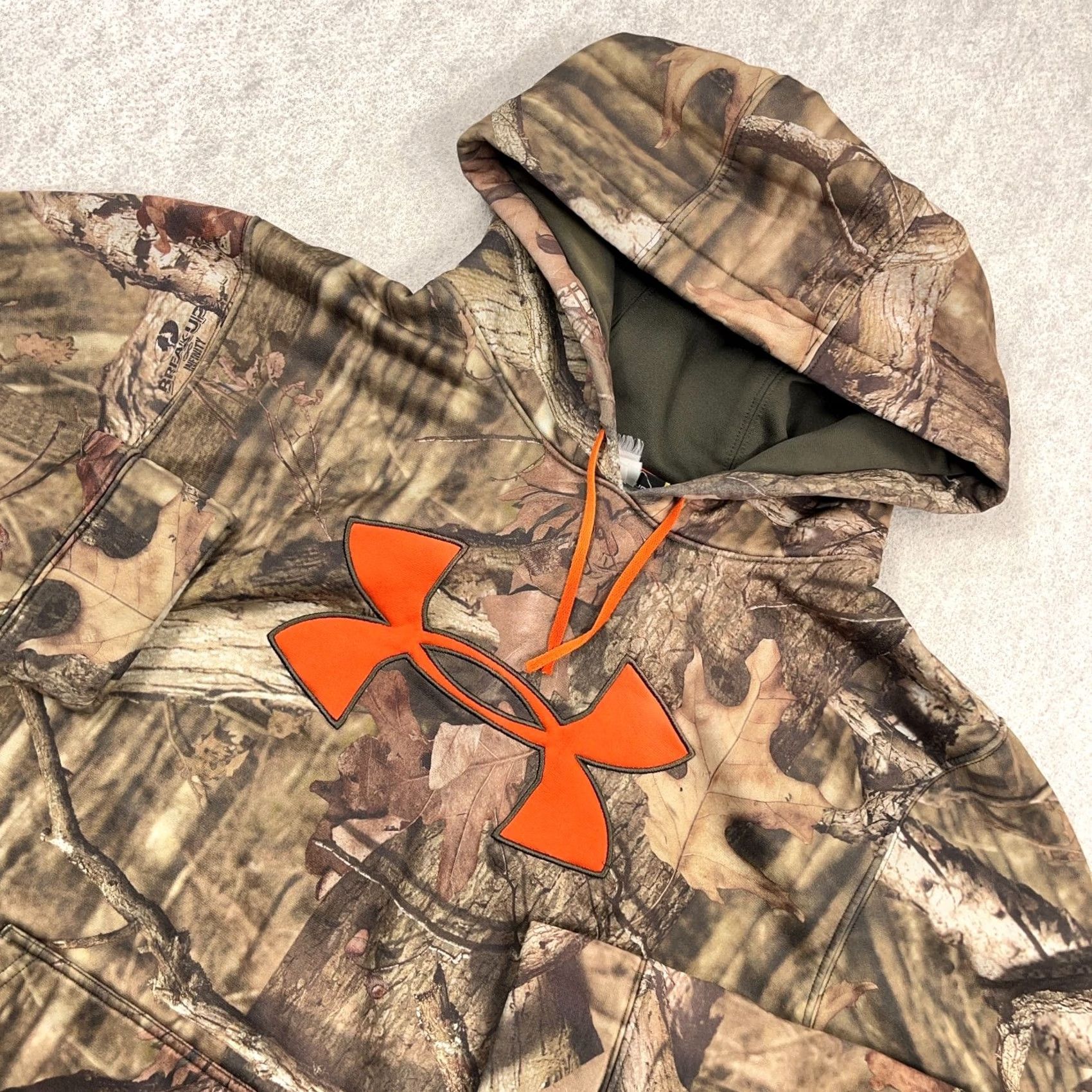 Under Armour Under armour Shirt Mens XL Brown Camo Hoodie Men Realtree Break Loose Fit Sweatshirt Hunt Size US XL / EU 56 / 4 - 2 Thumbnail