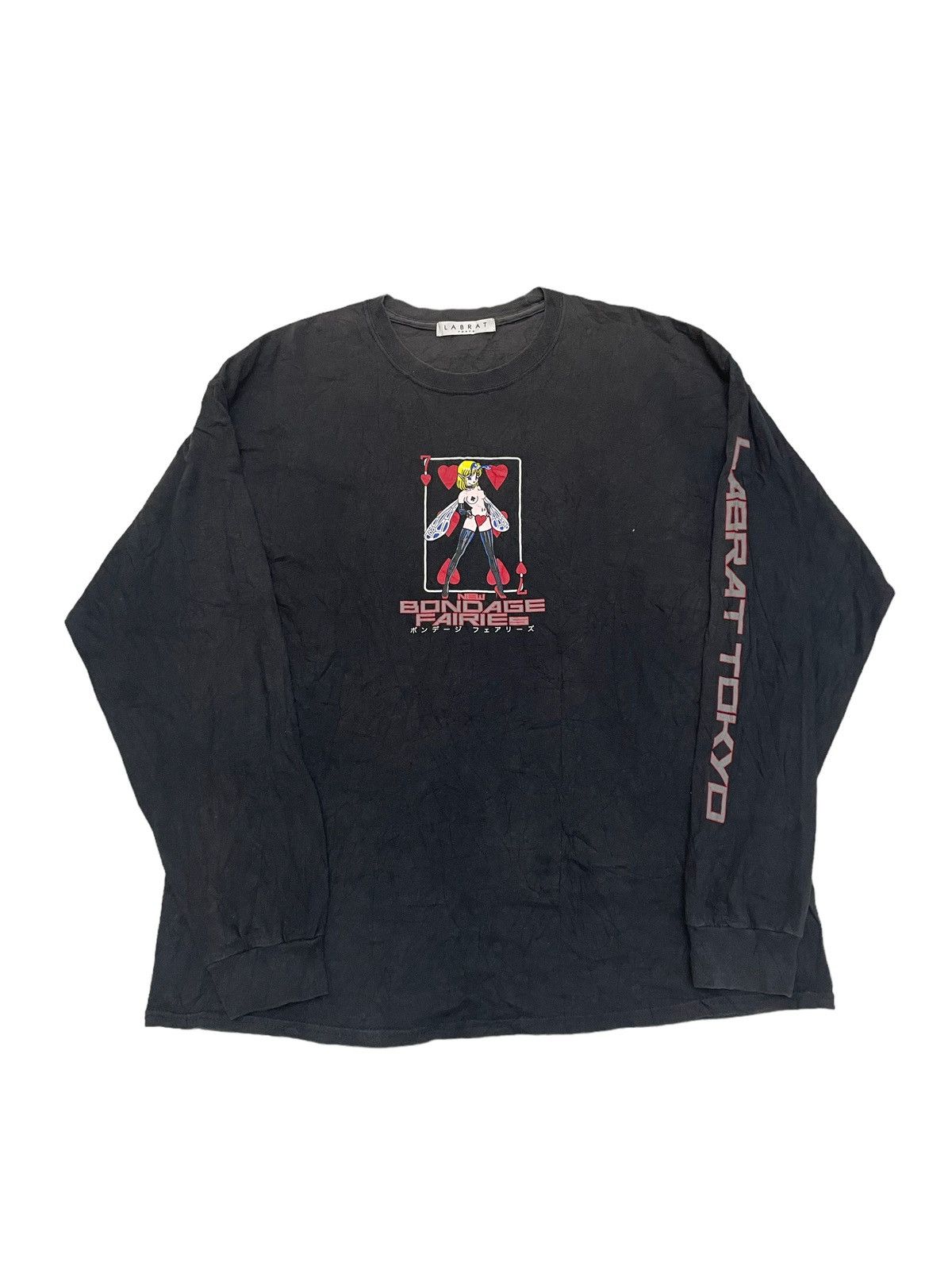 Japanese Brand NEW BONDAGE FAIRIES Labrat Tokyo Longsleeve T-shirt Size US XL / EU 56 / 4 - 1 Thumbnail