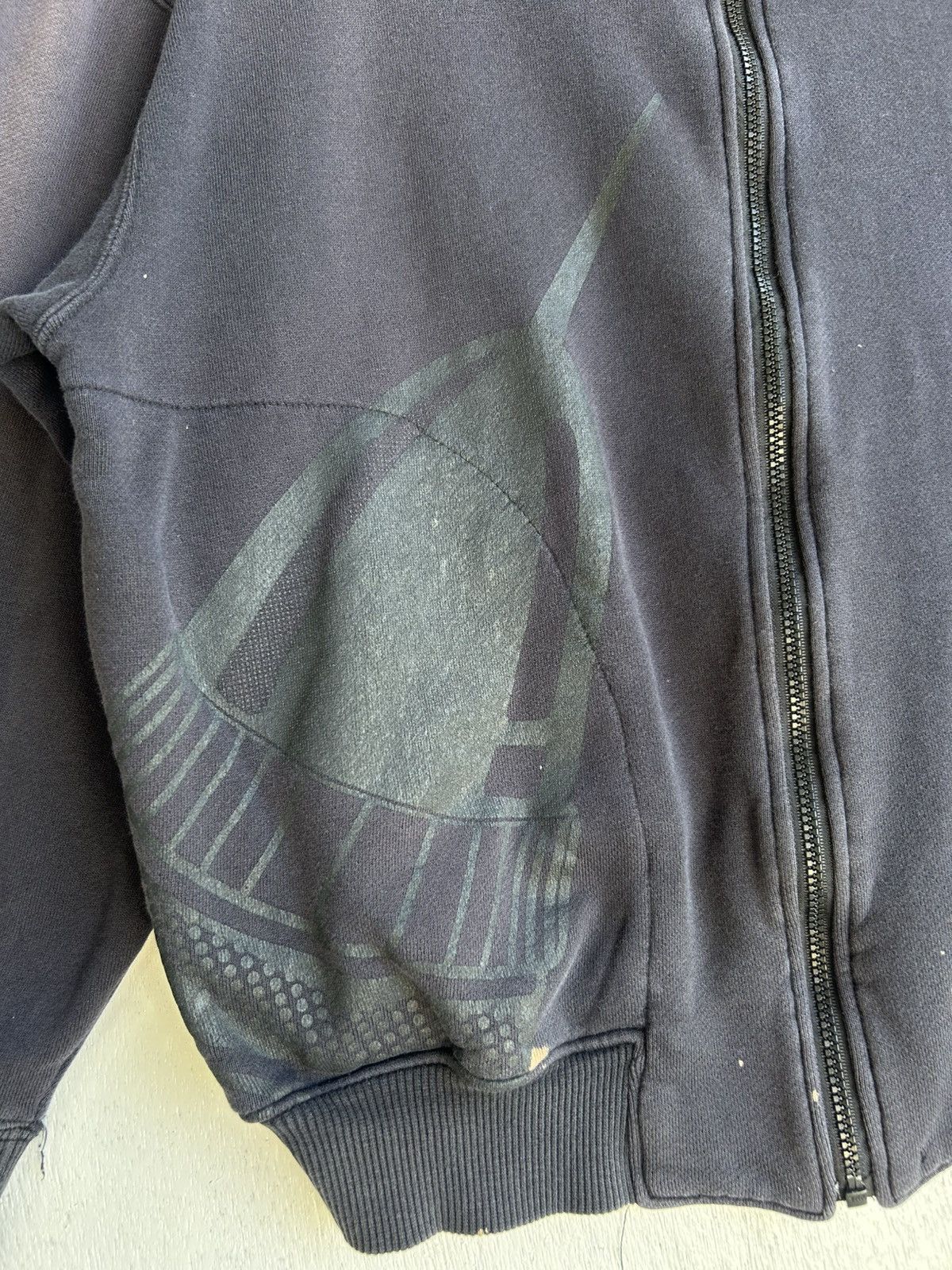Issey Miyake Rare🔥 Vintage Sunfaded Issey miyake i.s space hoodie Size US M / EU 48-50 / 2 - 3 Thumbnail
