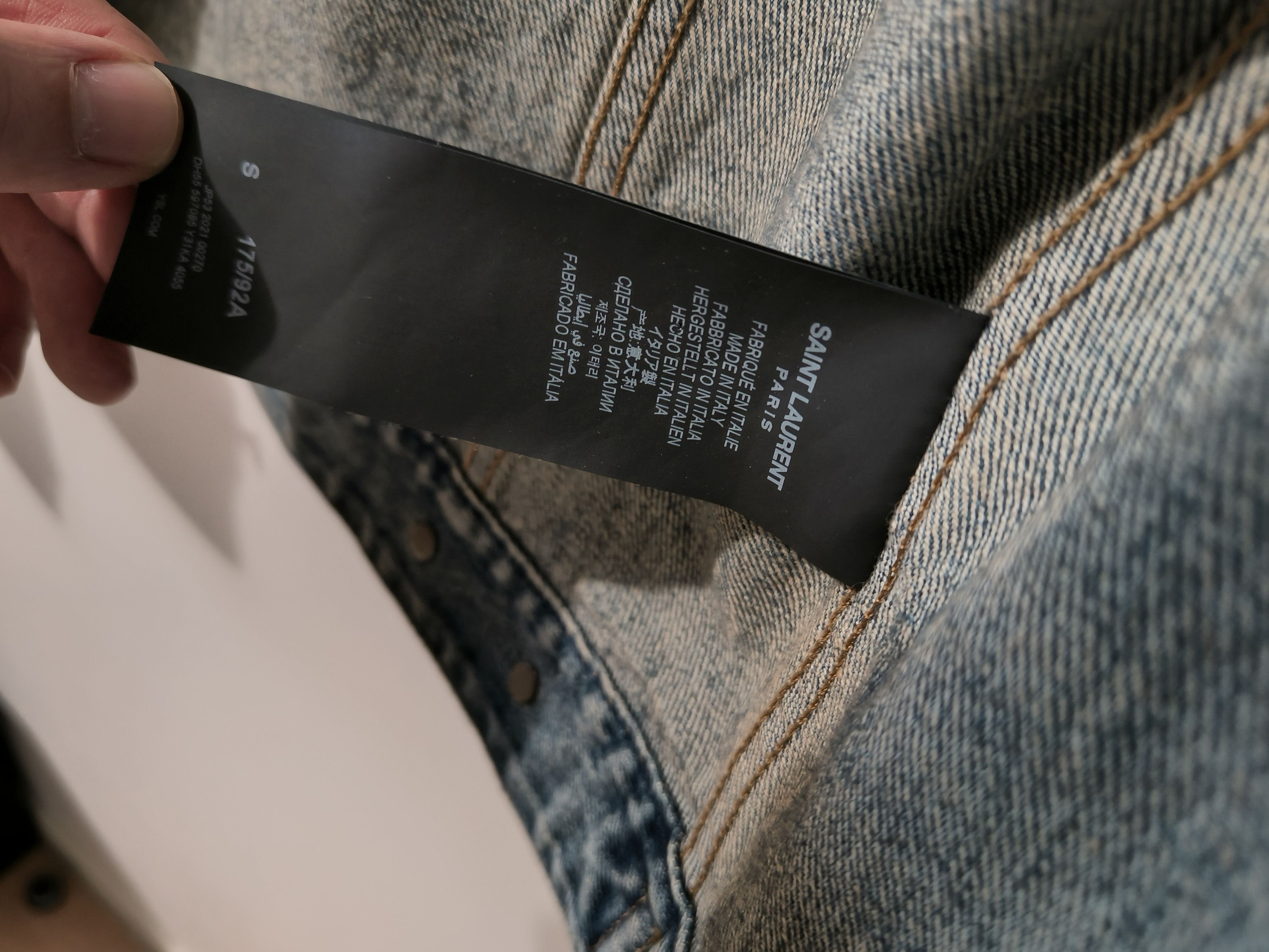 Saint Laurent Paris Saint Laurent denim jacket Size US S / EU 44-46 / 1 - 7 Thumbnail