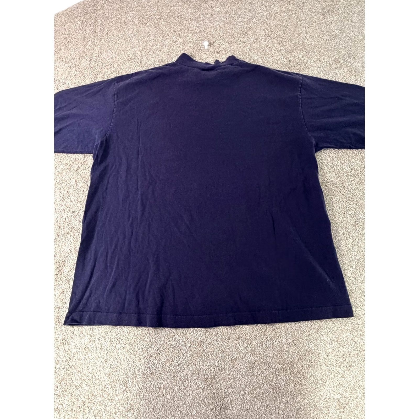 Jockey VINTAGE Jockey Shirt Mens XL Blue Solid Mock Neck Long Sleeve Made USA 90s Size US XL / EU 56 / 4 - 5 Thumbnail