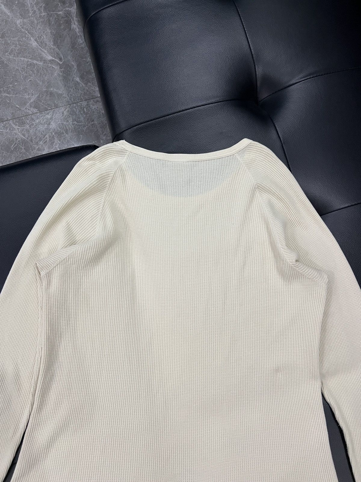 Number (N)ine Number (N)ine by N(n) Waffle Knit Long Sleeve Top Size US L / EU 52-54 / 3 - 7 Thumbnail