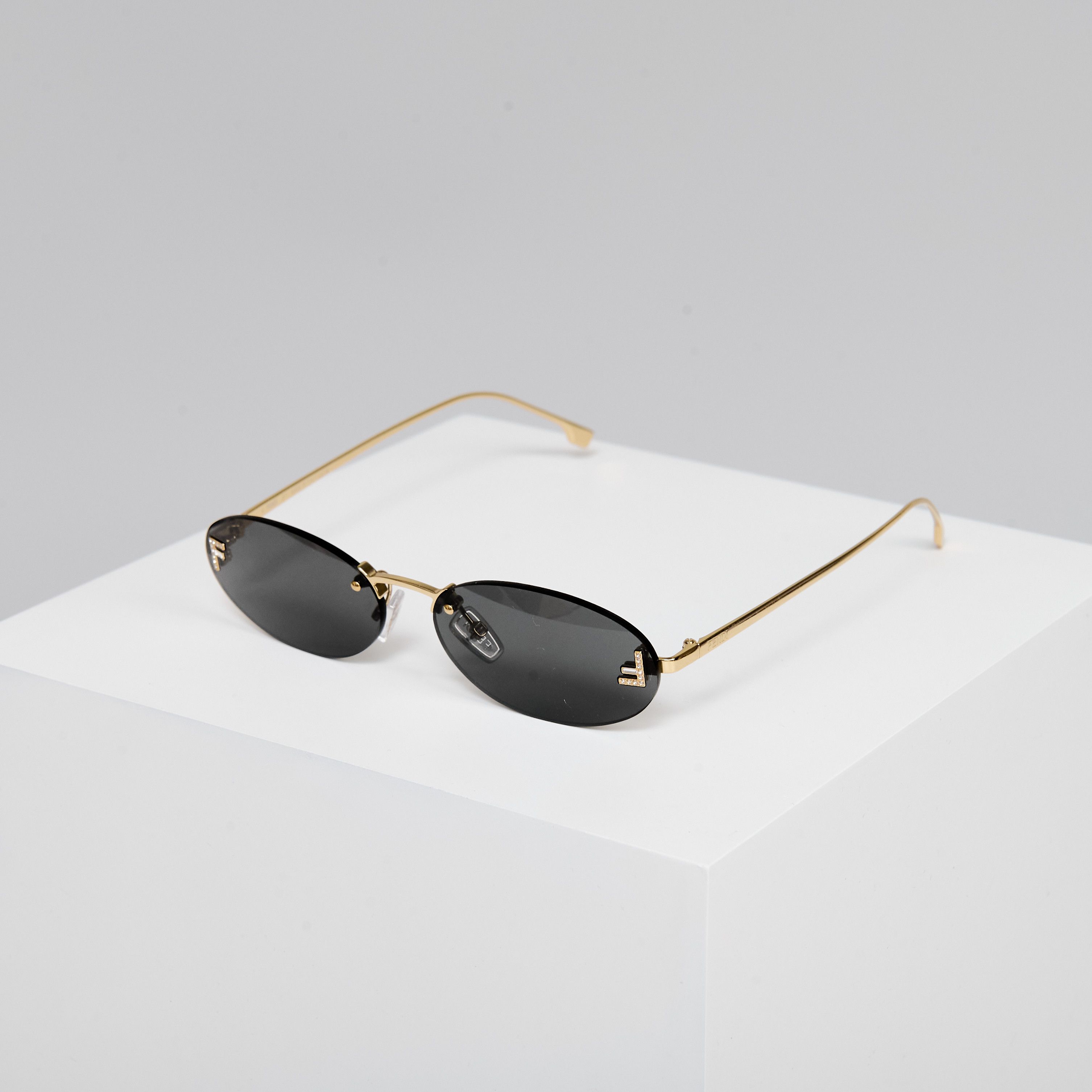 Fendi FENDI FE4075US 30A Sunglasses GOLD Size ONE SIZE - 1 Thumbnail