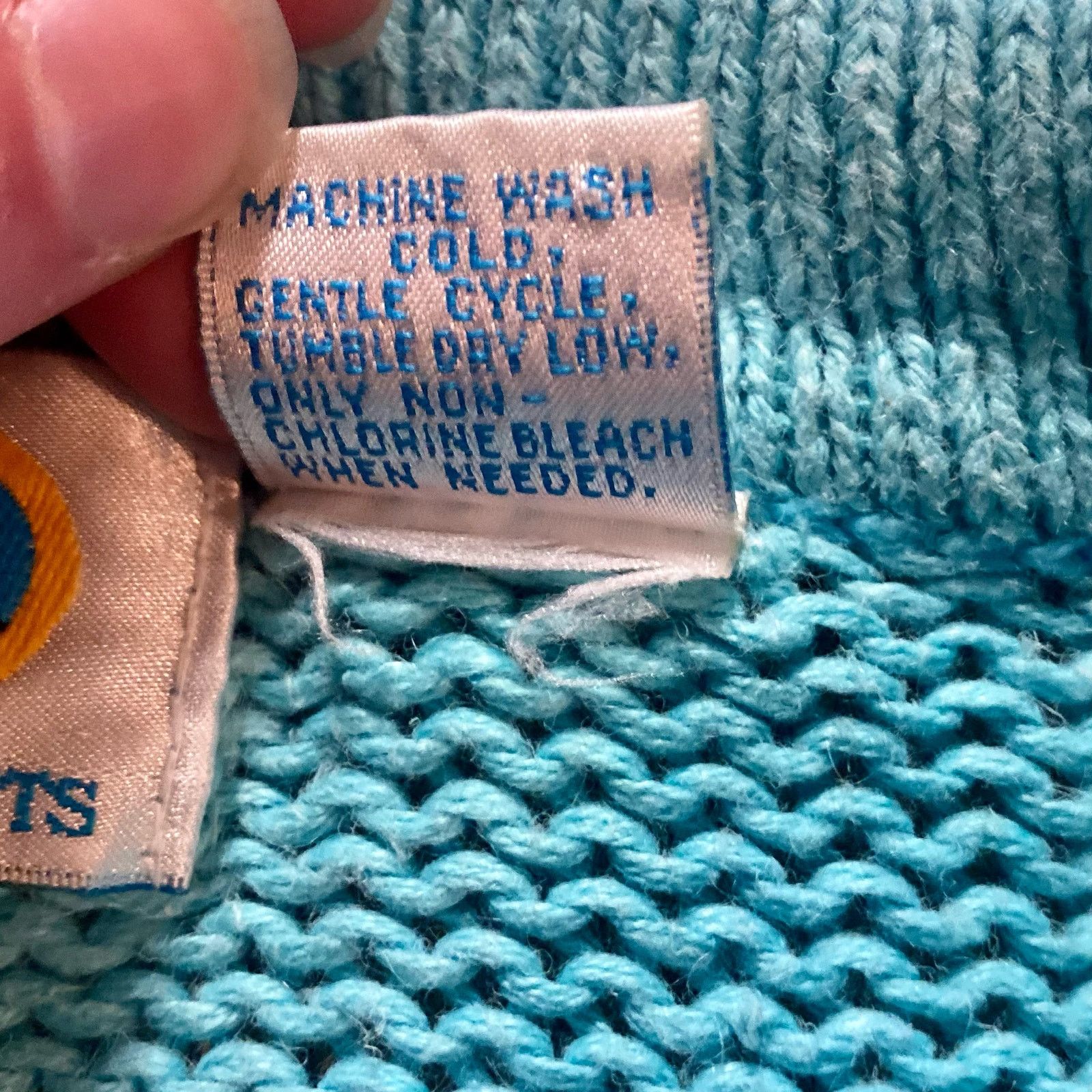 Vintage Harbor Lights Vintage Blue Ramie Knit Sweater Womens Small Size S / US 4 / IT 40 - 11 Thumbnail