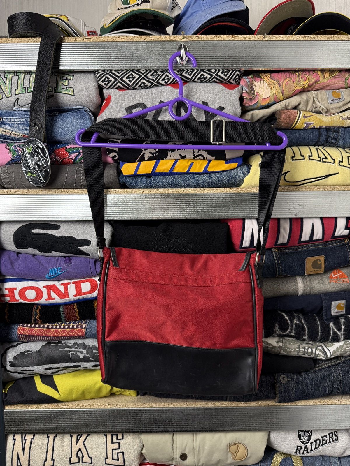 Polo Ralph Lauren 🔥🇺🇸VINTAGE POLO SPORT BAG MESSENGER Y2K 🇺🇸🔥 Size ONE SIZE - 2 Thumbnail