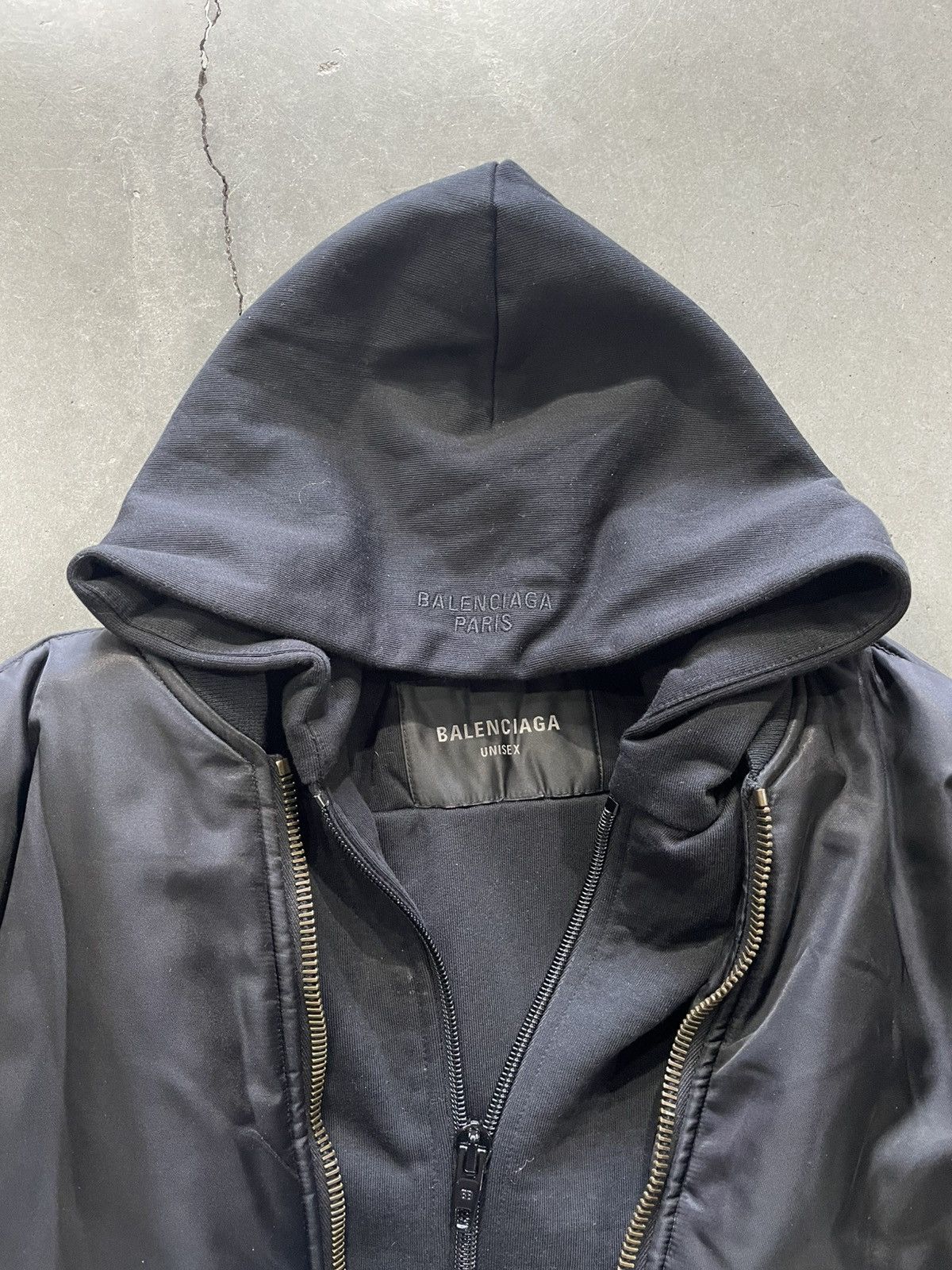 Balenciaga SS23 Balenciaga All In Nylon Bomber Jacket Size US S / EU 44-46 / 1 - 3 Thumbnail