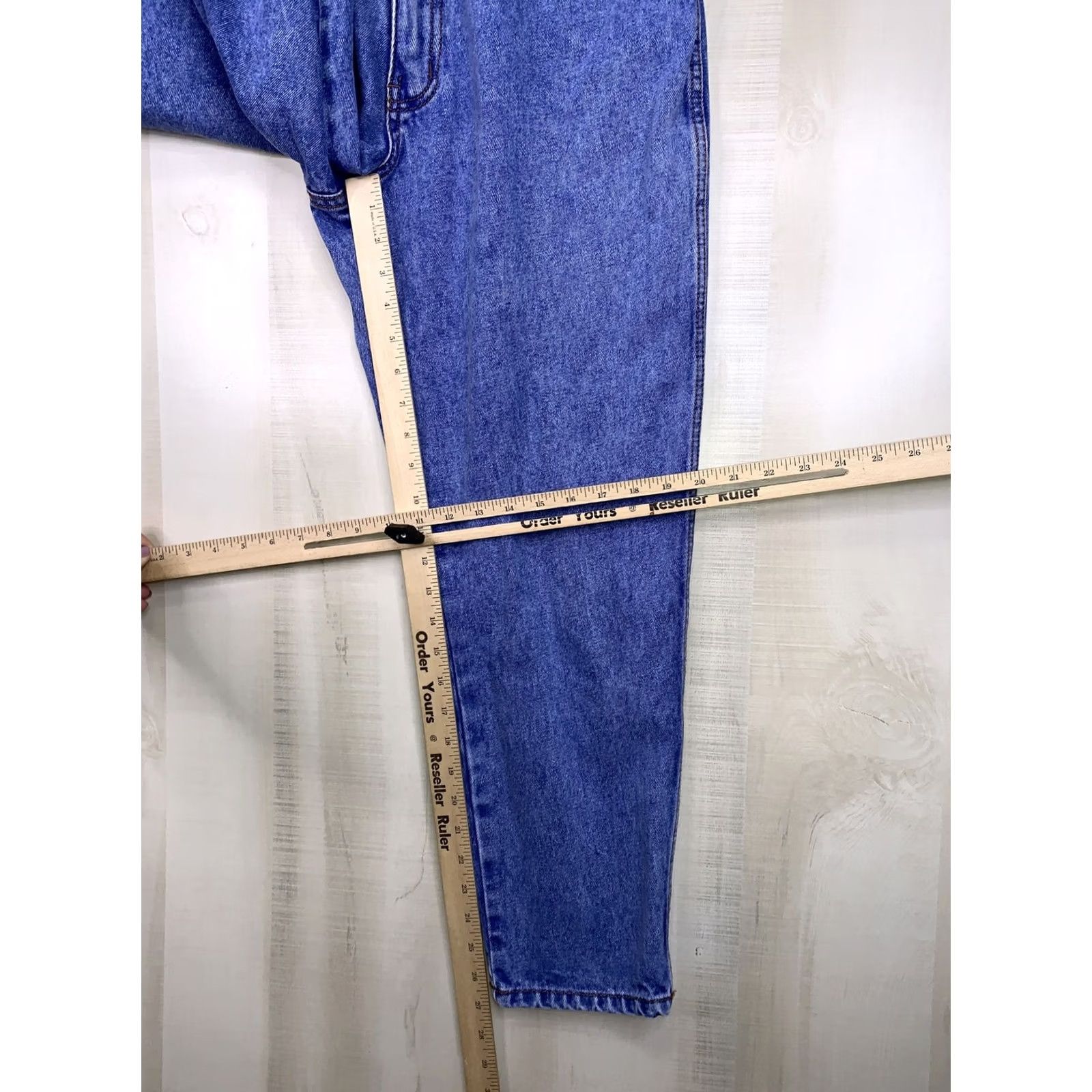 Vintage Gitano Vintage High Rise Mom Jeans Womens 16 Short-11803 Denim Blue 90s Style Jeans Size 38" / US 16 / IT 52 - 4 Thumbnail