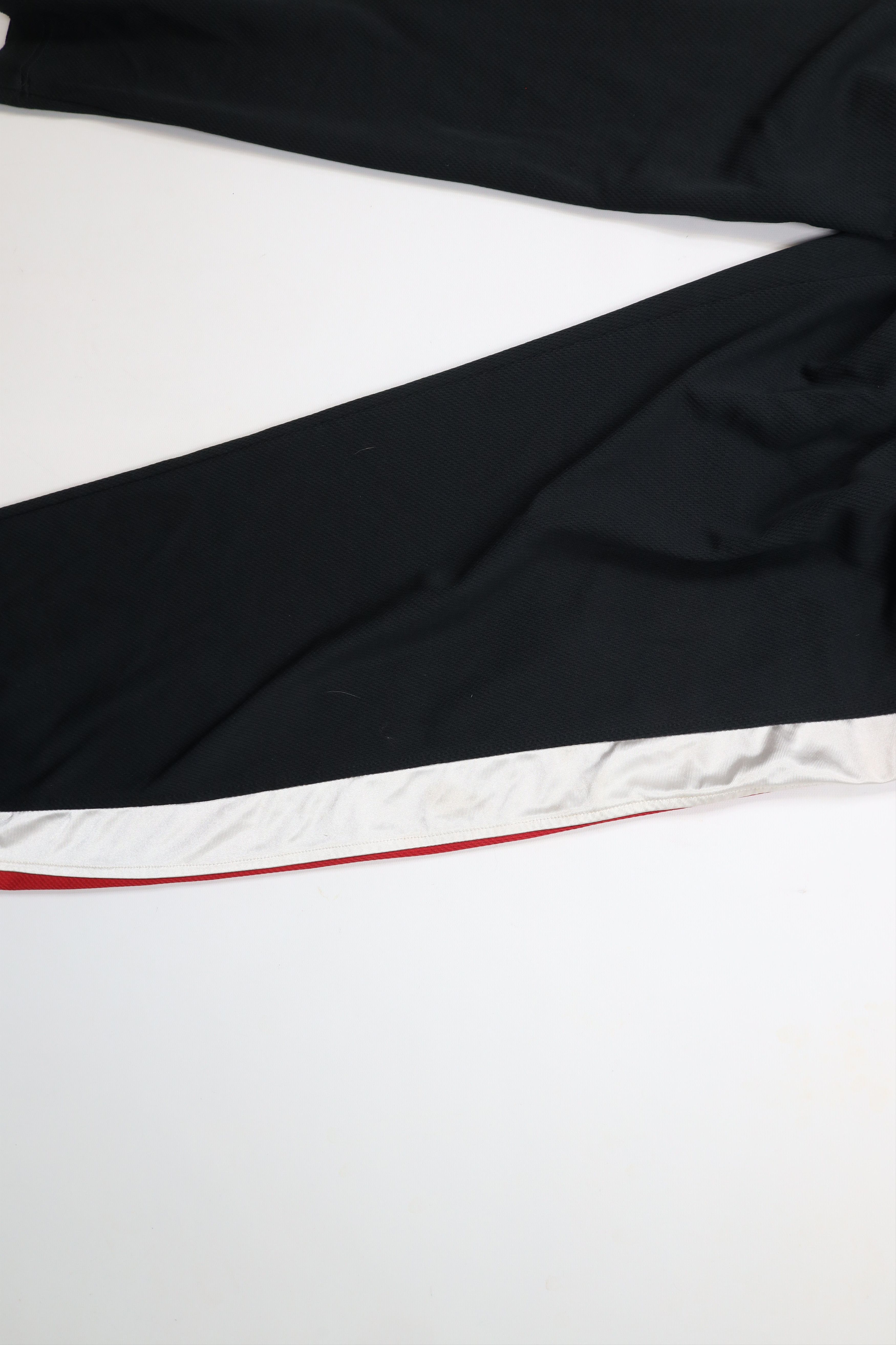 Nike × Vintage Vintage Nike Basketball Mini Swoosh Wide Leg Pants Black Size US 36 / EU 52 - 14 Thumbnail