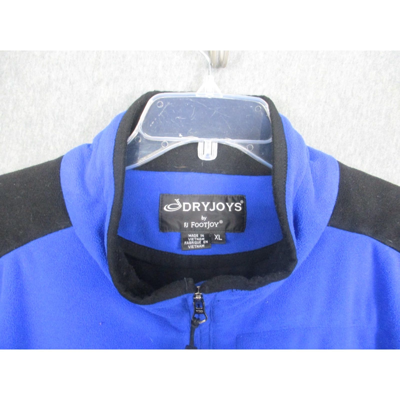 Footjoy VINTAGE: No — FootJoy DryJoys Pullover Jacket Mens XL Blue Windbreaker Fleece Pockets Golf Size US XL / EU 56 / 4 - 2 Thumbnail