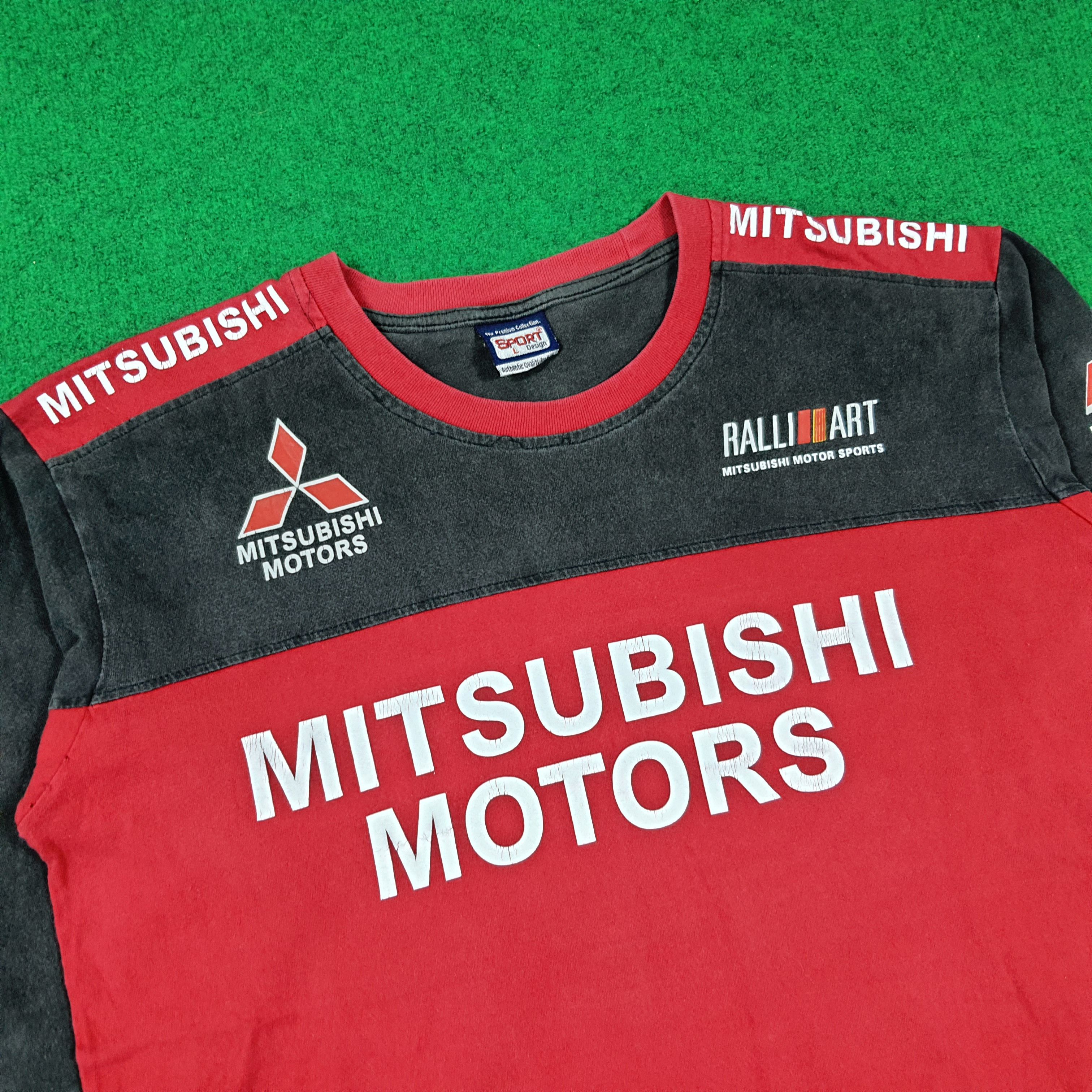 Japanese Brand Vintage JDM Mitsubishi Ralliart Motorsports Tshirt C285N77 Size US L / EU 52-54 / 3 - 2 Thumbnail