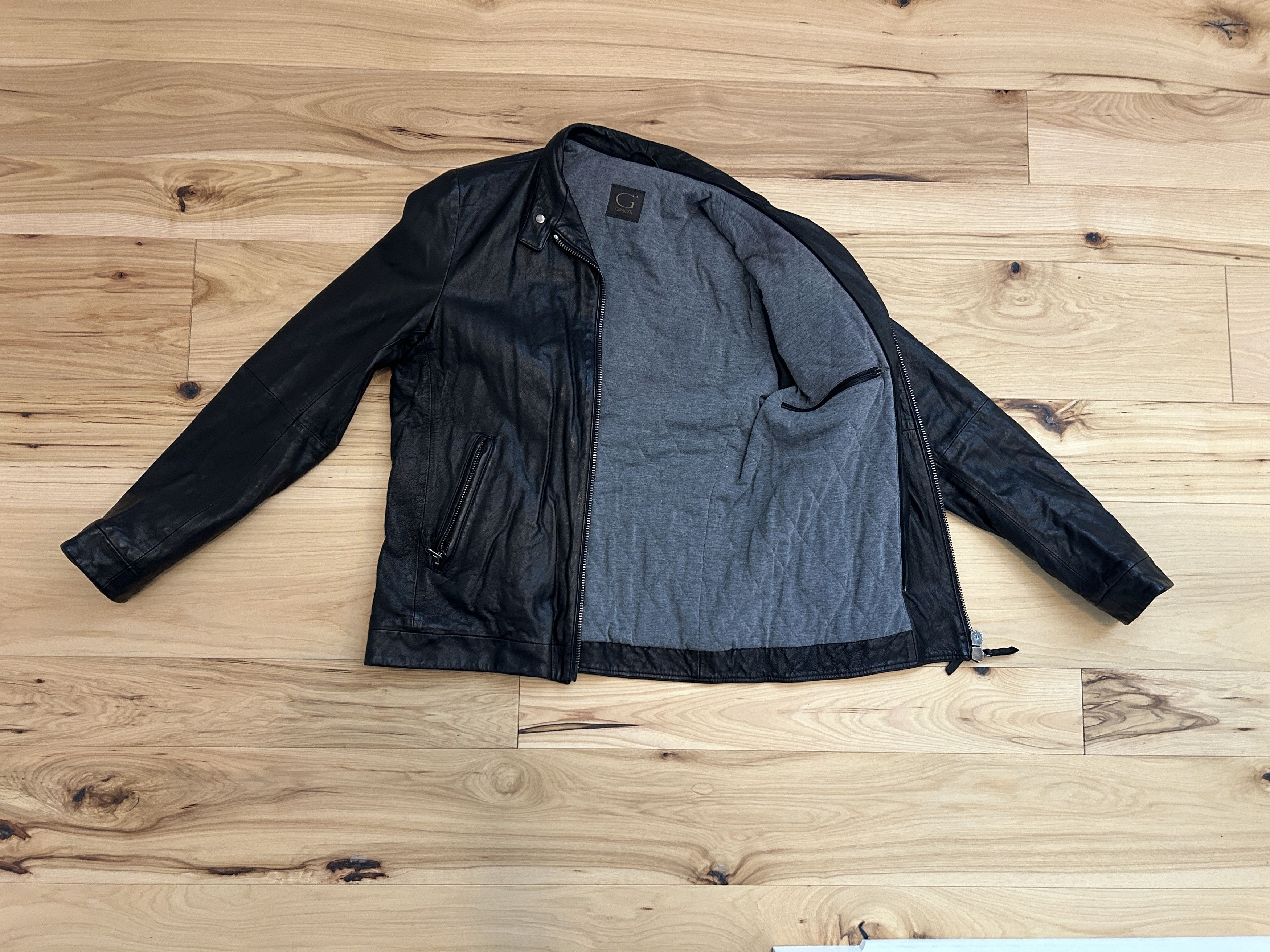 Gimo's Black Leather Gimo's Jacket Size US M / EU 48-50 / 2 - 2 Thumbnail