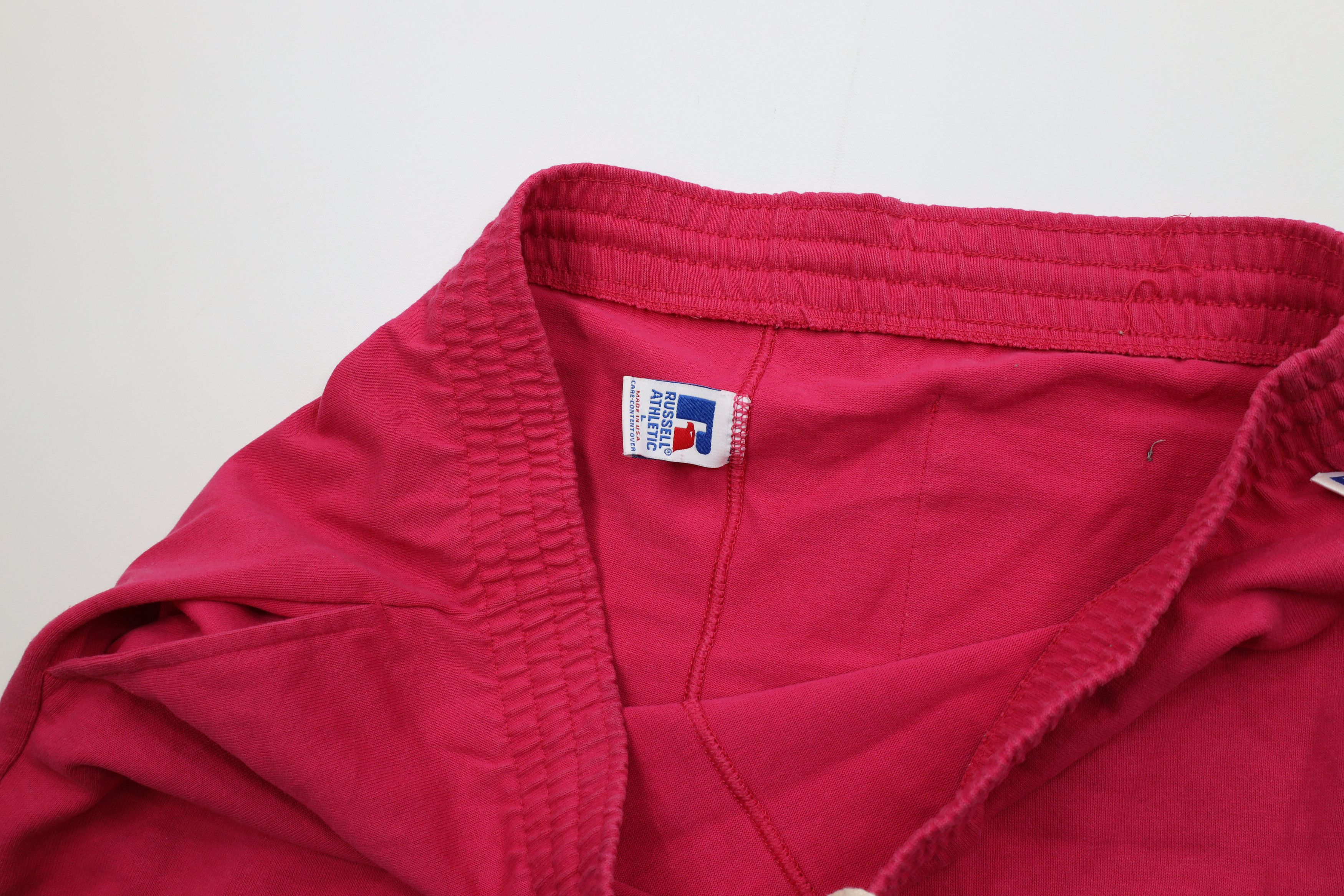 Russell Athletic Vintage 90s Russell Athletic Above Knee Shorts Pink USA Size US 34 / EU 50 - 8 Thumbnail