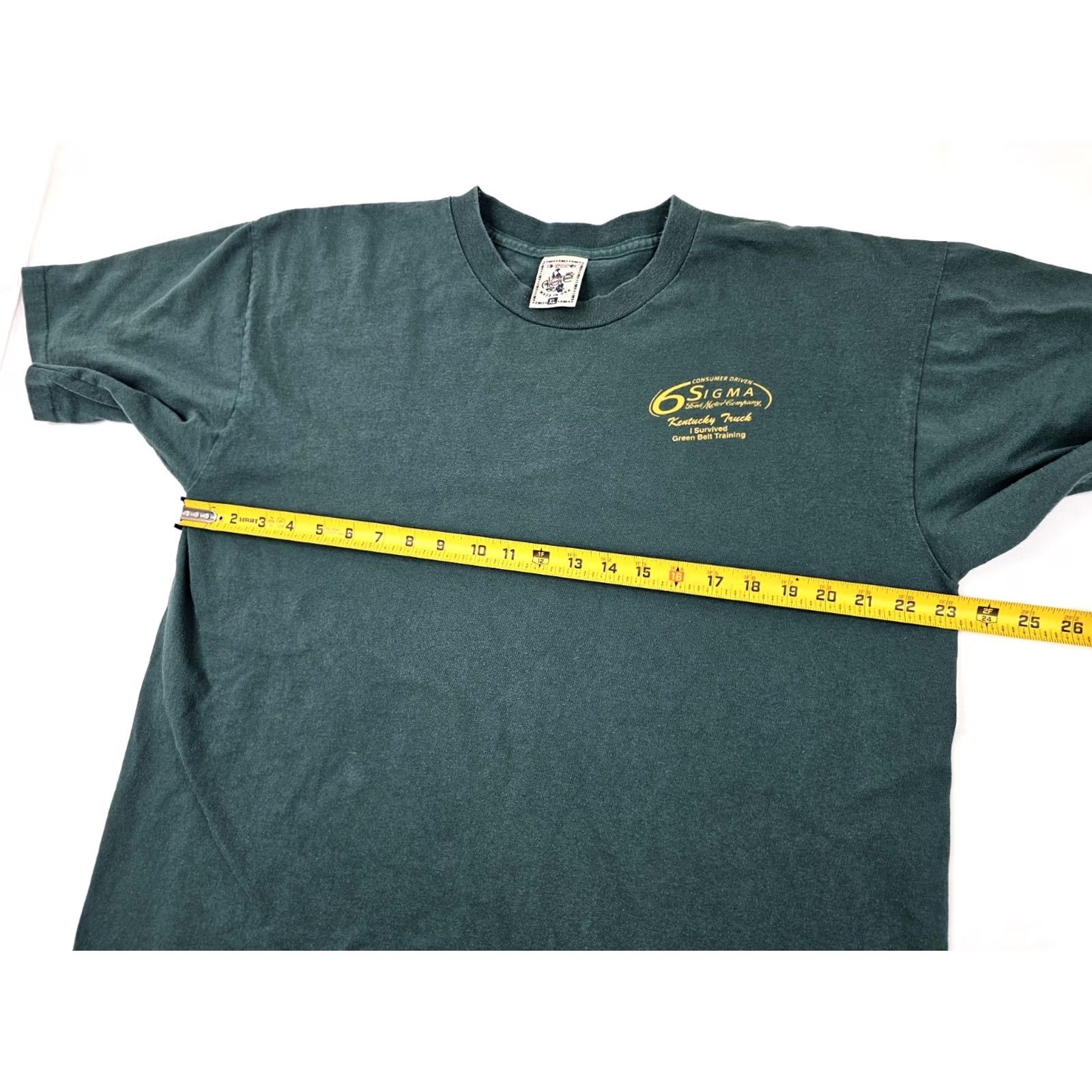 Ford VINTAGE Ford T-Shirt Men XL Green 90s Alore Single Stitch Kentucky Truck Plant Belt Tee US Size ONE SIZE - 6 Thumbnail