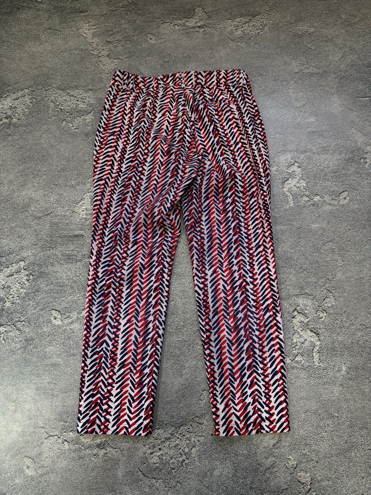 KJUS KJUS Golf Ila 7/8 Printed Slim Performance Trousers 38 M Size 28" / US 6 / IT 42 - 2 Thumbnail