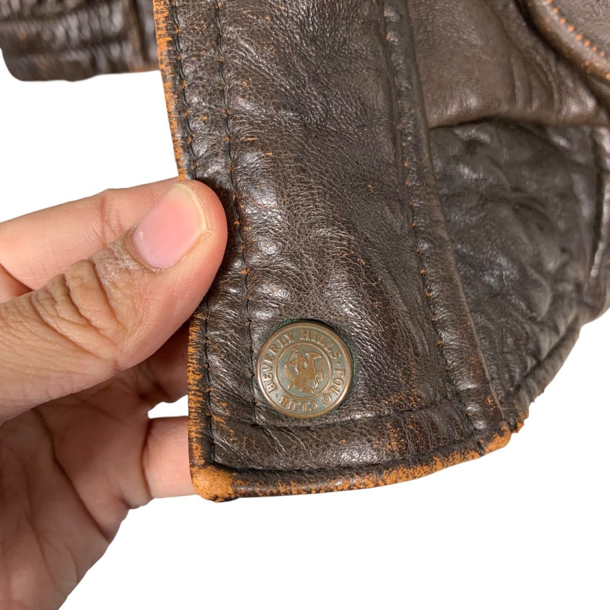 Beverly Hills Polo Club Vintage BEVERLY HILLS POLO CLUB A2 Leather Jacket #2354-C105 Size US M / EU 48-50 / 2 - 14 Thumbnail