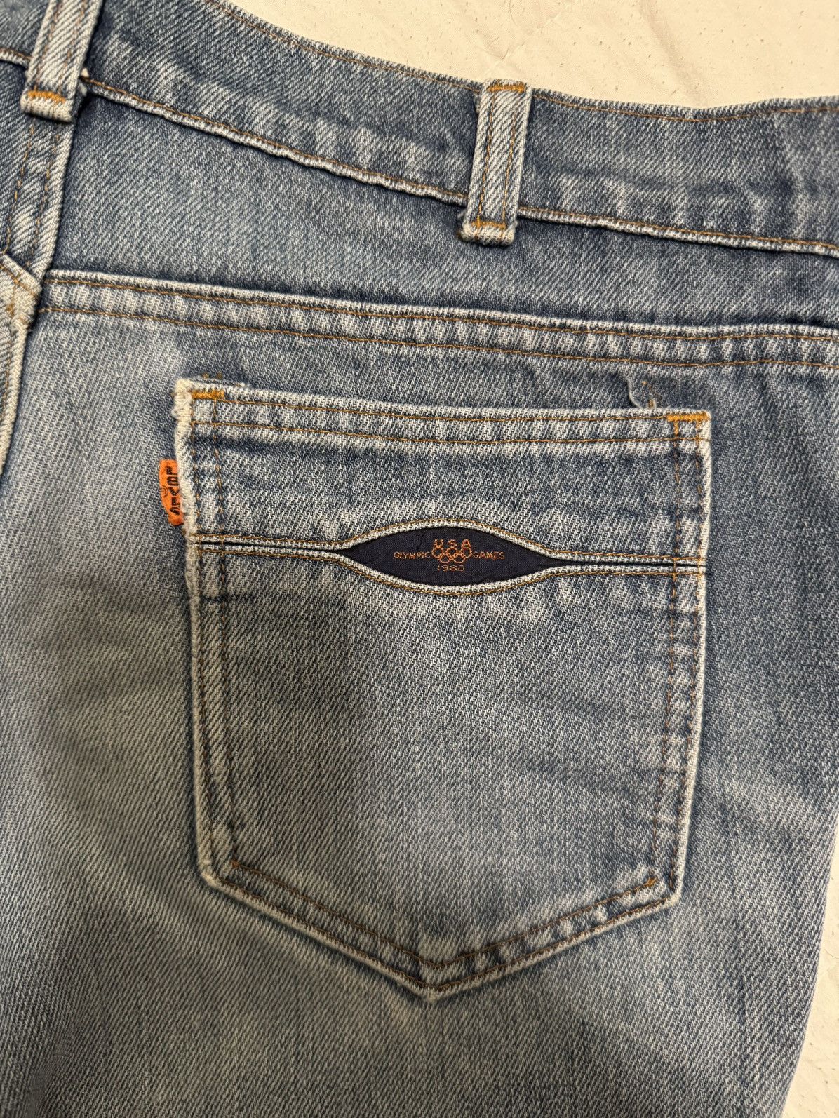 Levi's Vintage Clothing Vintage Levi Strauss - 1980 USA Olympic Games Jeans Size US 33 - 4 Thumbnail