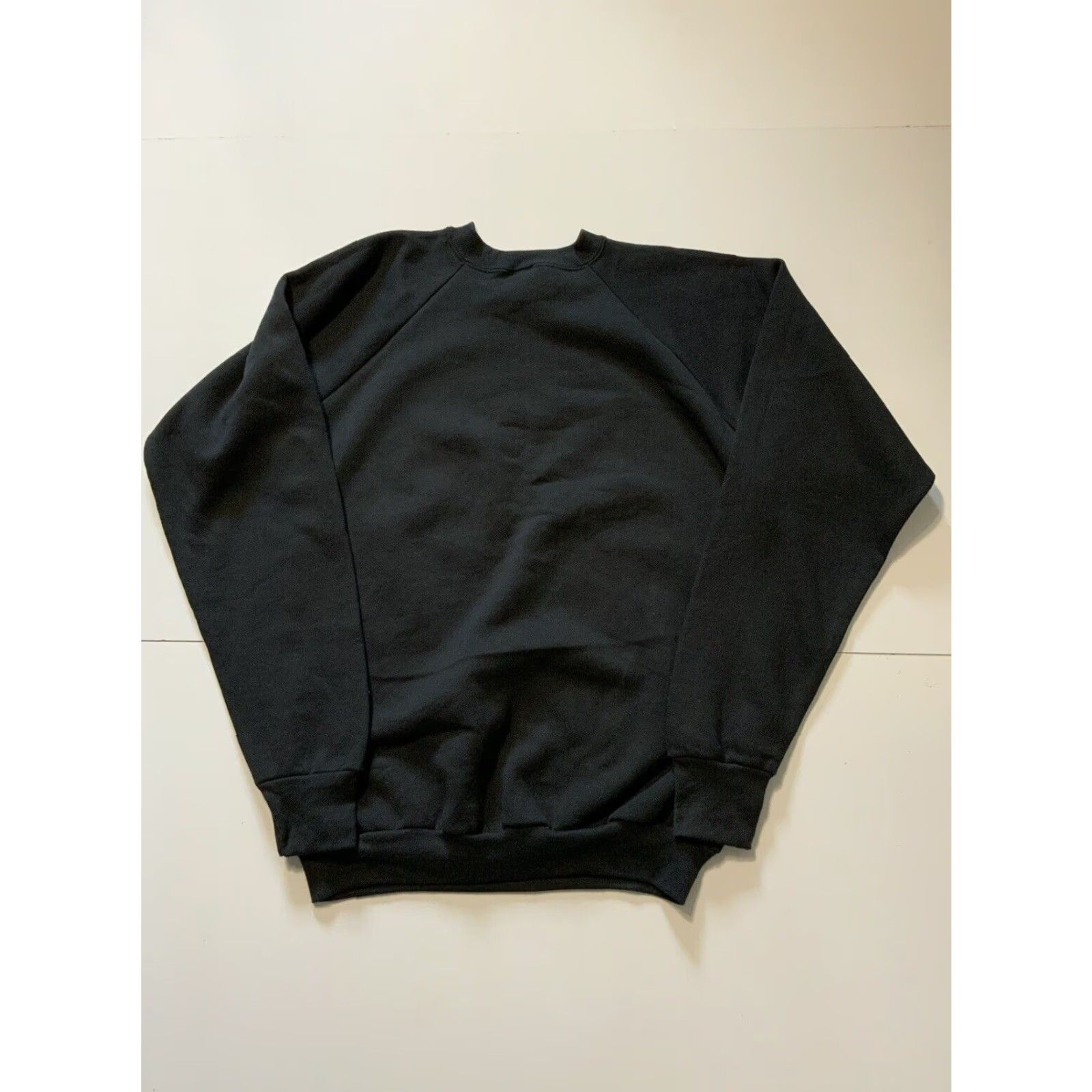 Fruit Of The Loom VINTAGE 80s New York Statue Of Liberty Glitter Painted 50/50 Crewneck Sweatshirt Mens XL Black Size US XL / EU 56 / 4 - 2 Thumbnail