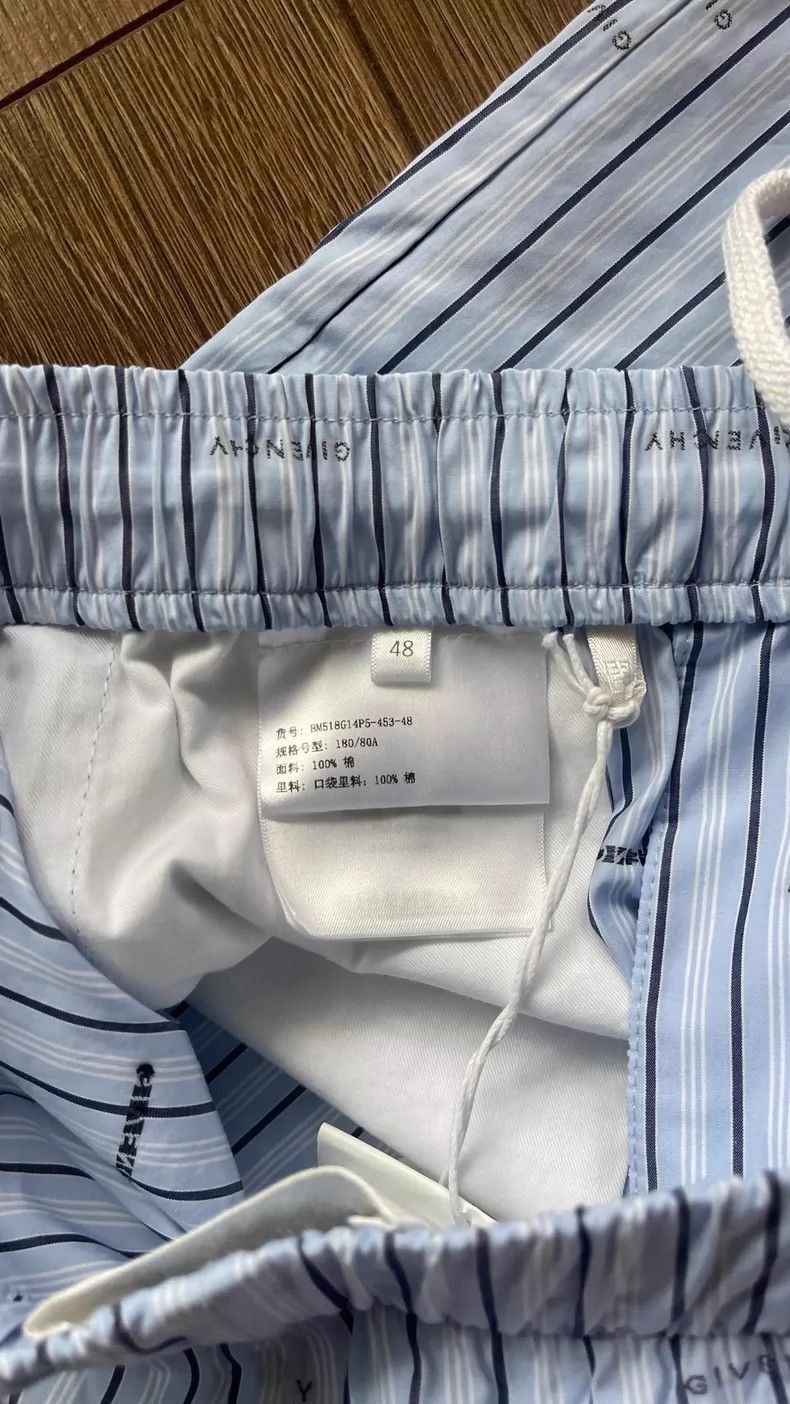 Other Givenchy Givenchy Blue Striped Shorts with Zipper -2507 Size US 44 / EU 60 - 5 Thumbnail
