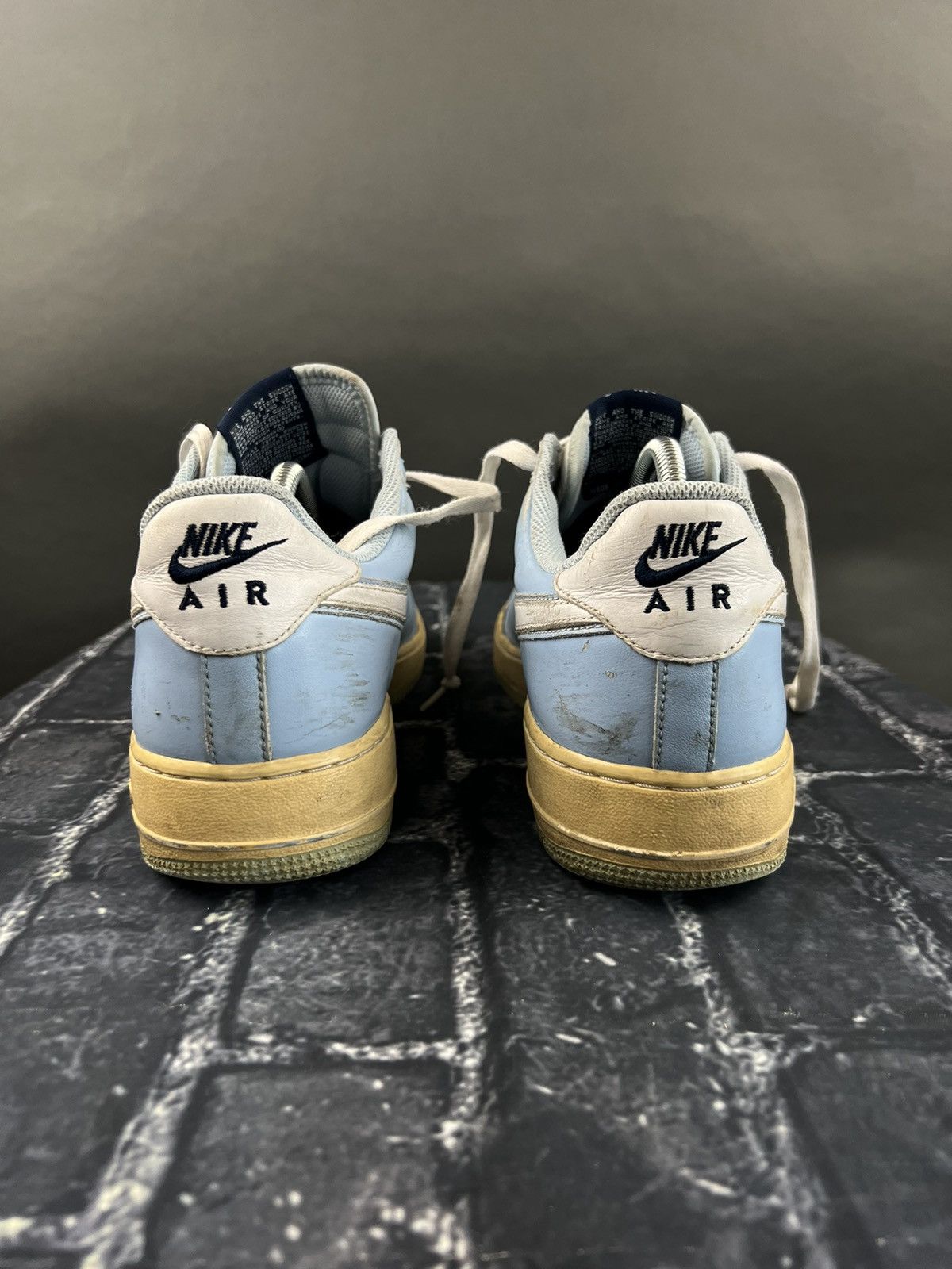 Nike Y2K NIKE Air Force 1 Low Baby Sky Blue & White on Gum Size US 12 / EU 45 - 9 Thumbnail