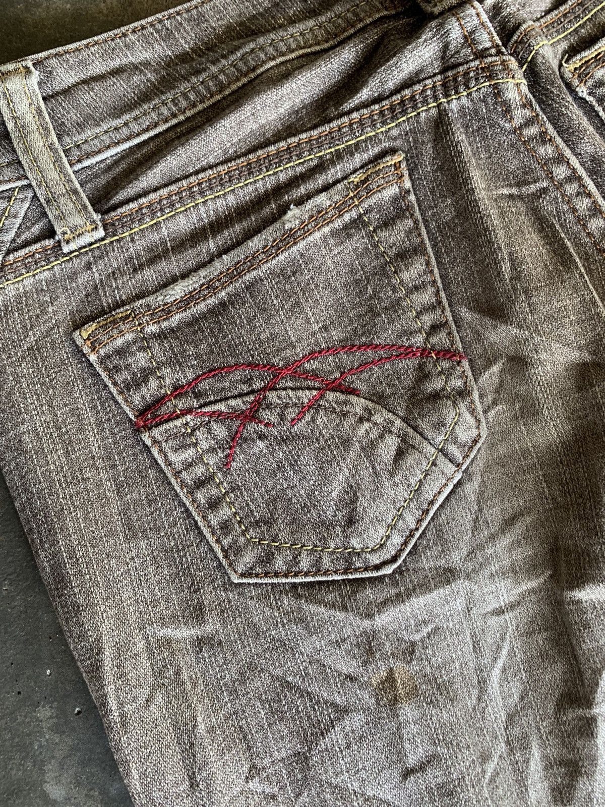 Japanese Brand BOOT CUT GEORGIA LOVE IFSIXWASNINE DENIM PANTS Size US 28 / EU 44 - 7 Thumbnail