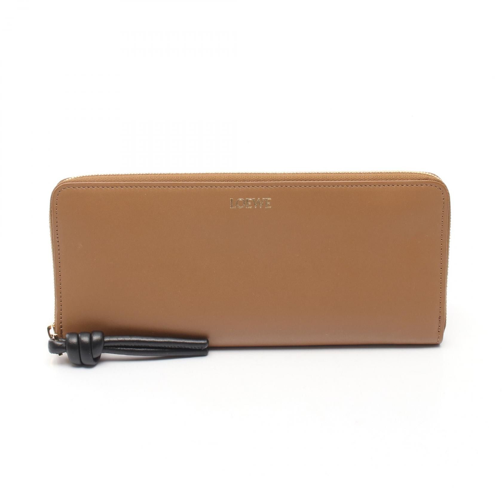 Loewe Loewe Loewe Knot Leather Long Wallet Leather Long Wallet CEM1G39X01 DUTY FREE for USA Size ONE SIZE - 1 Thumbnail