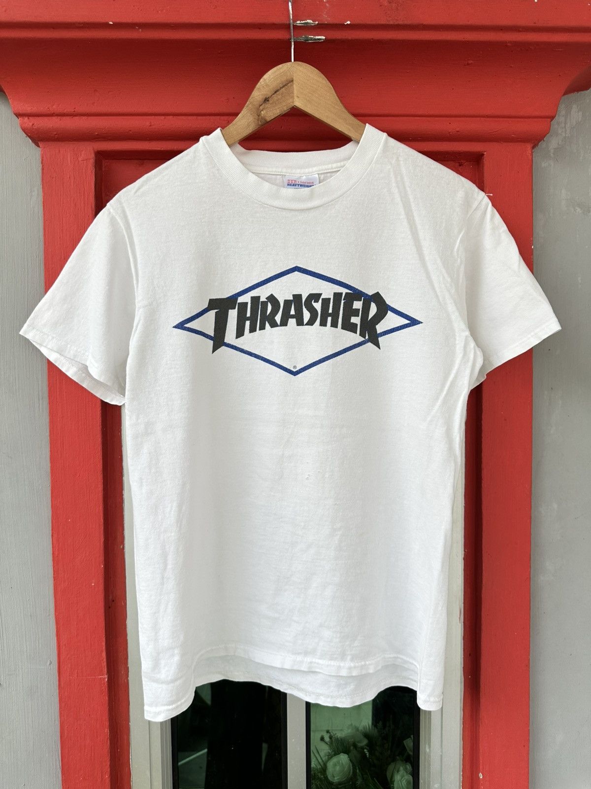 Thrasher Vintage 90s Thrasher OG Spellout Tee Size US S / EU 44-46 / 1 - 1 Thumbnail