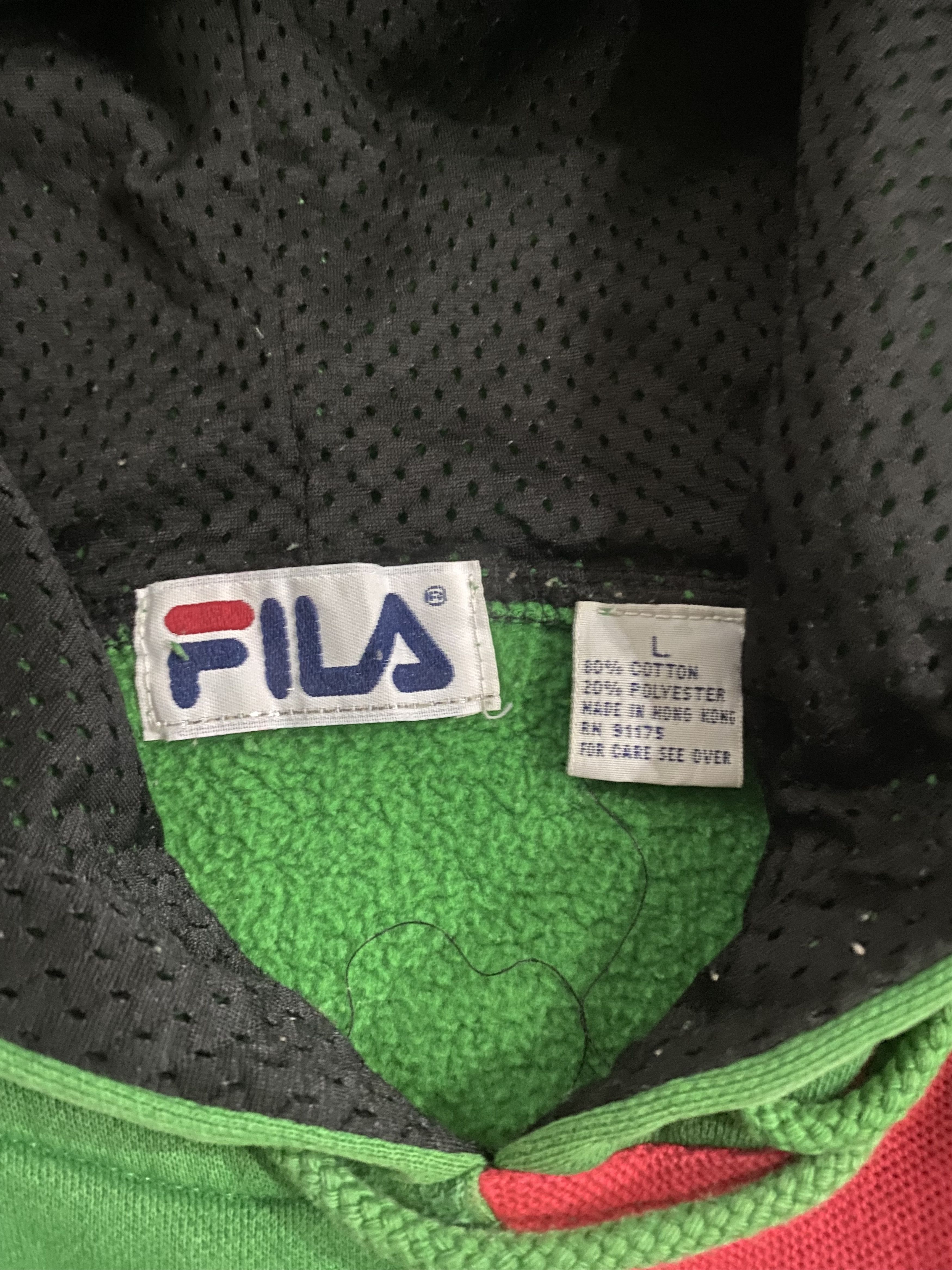 Fila × Vintage Vintage Fila Hoodie Size US L / EU 52-54 / 3 - 3 Thumbnail