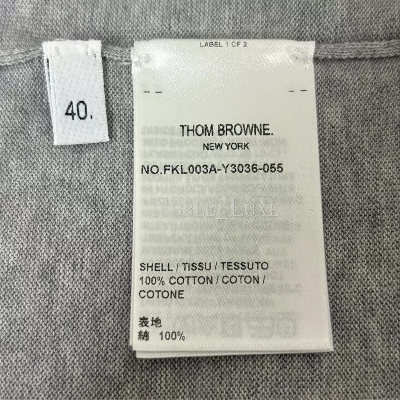 Thom Browne Thom Browne Gray Polo collar long sleeves Size US XXS / EU 40 - 5 Thumbnail