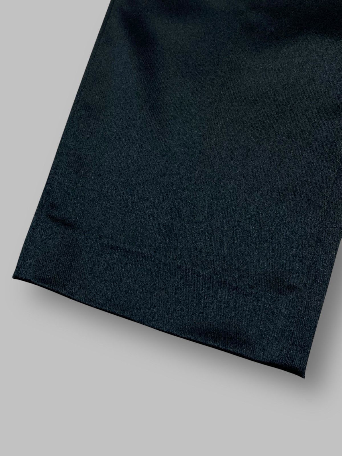 John Galliano Galliano Black Acetate Nylon Slim Pants Size 30" / US 8 / IT 44 - 15 Thumbnail