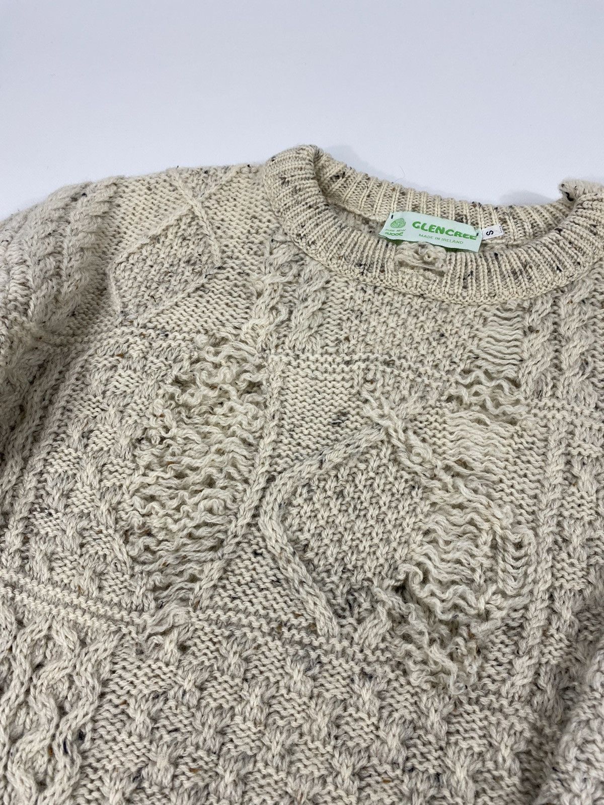 Vintage 🔥LASTDROP🔥 VTG Aran Wool Ireland Fisherman Distressed Heavy Size US M / EU 48-50 / 2 - 7 Thumbnail