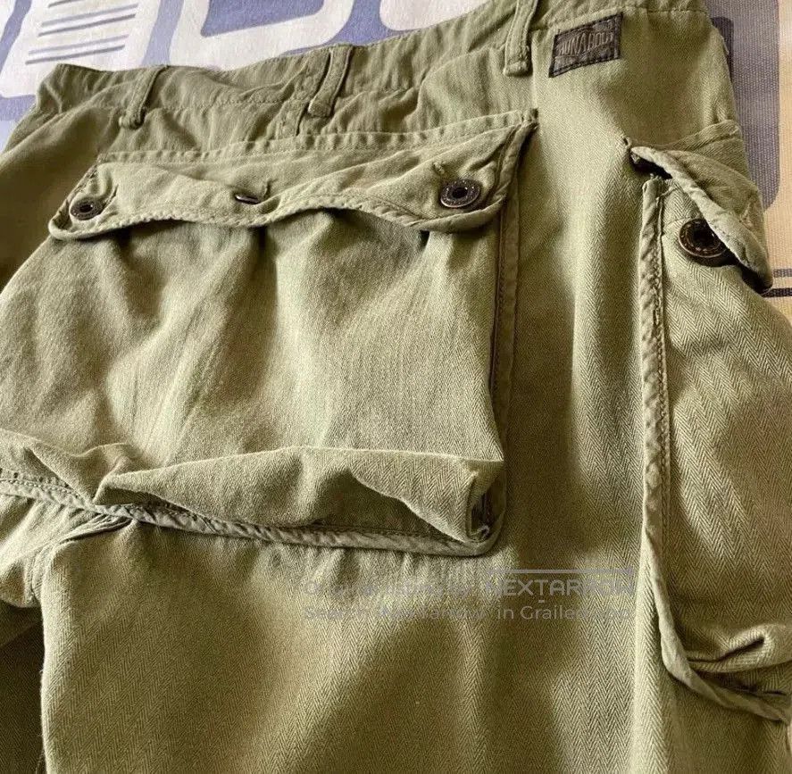 Runabout Goods Runabout P44 HBT Military Cargo Pants. Size US 30 / EU 46 - 7 Thumbnail
