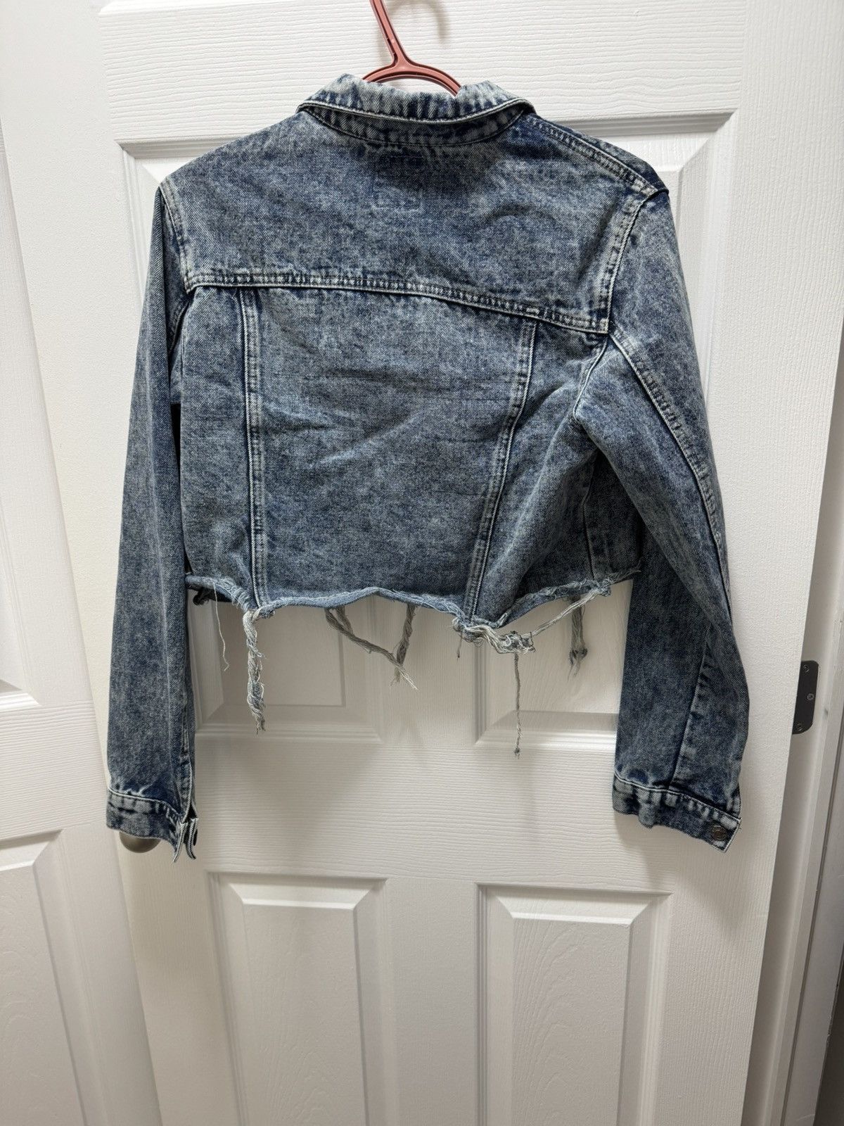 Rock Revival The Rockn Rev Jean Denim Jacket Cropped Distressed RICK Size US XS / EU 42 / 0 - 2 Thumbnail