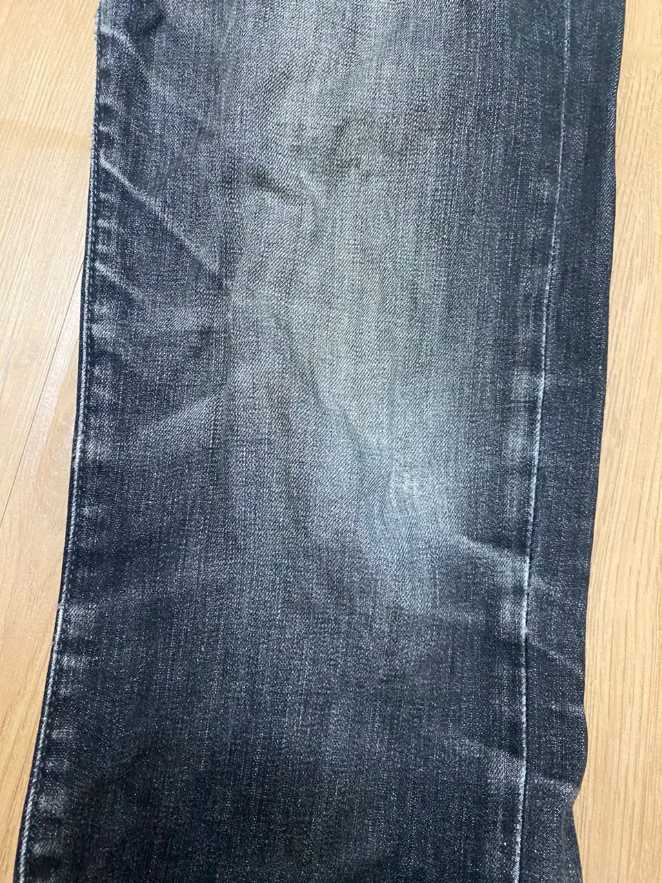 Uniqlo W33 Uniqlo Jeans Slim Fit Rapper Distressed Denim Jeans Size US 33 - 14 Thumbnail