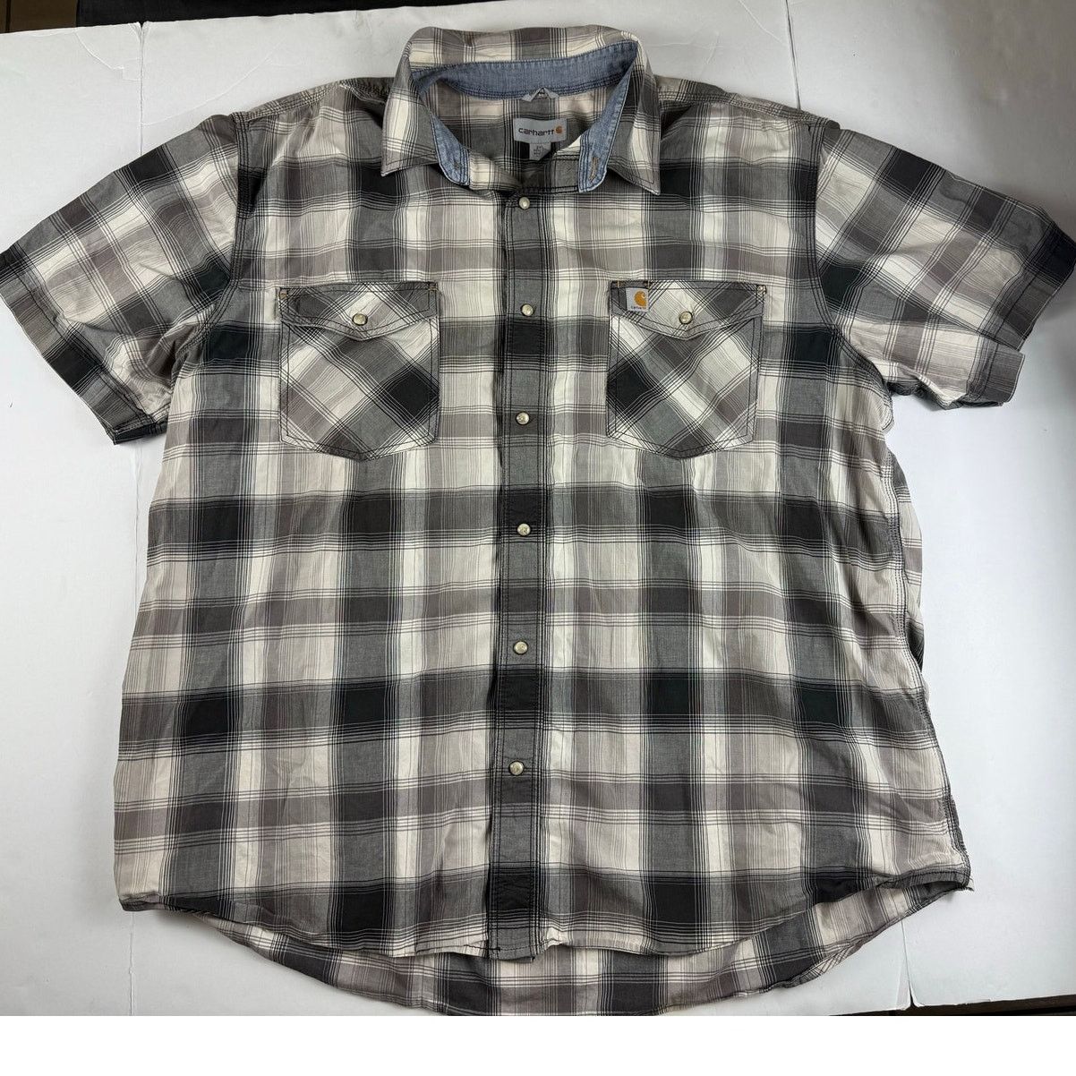 Carhartt Carhartt Relaxed Fit Patterned Button Down Shirt - XXL Size US XXL / EU 58 / 5 - 9 Thumbnail