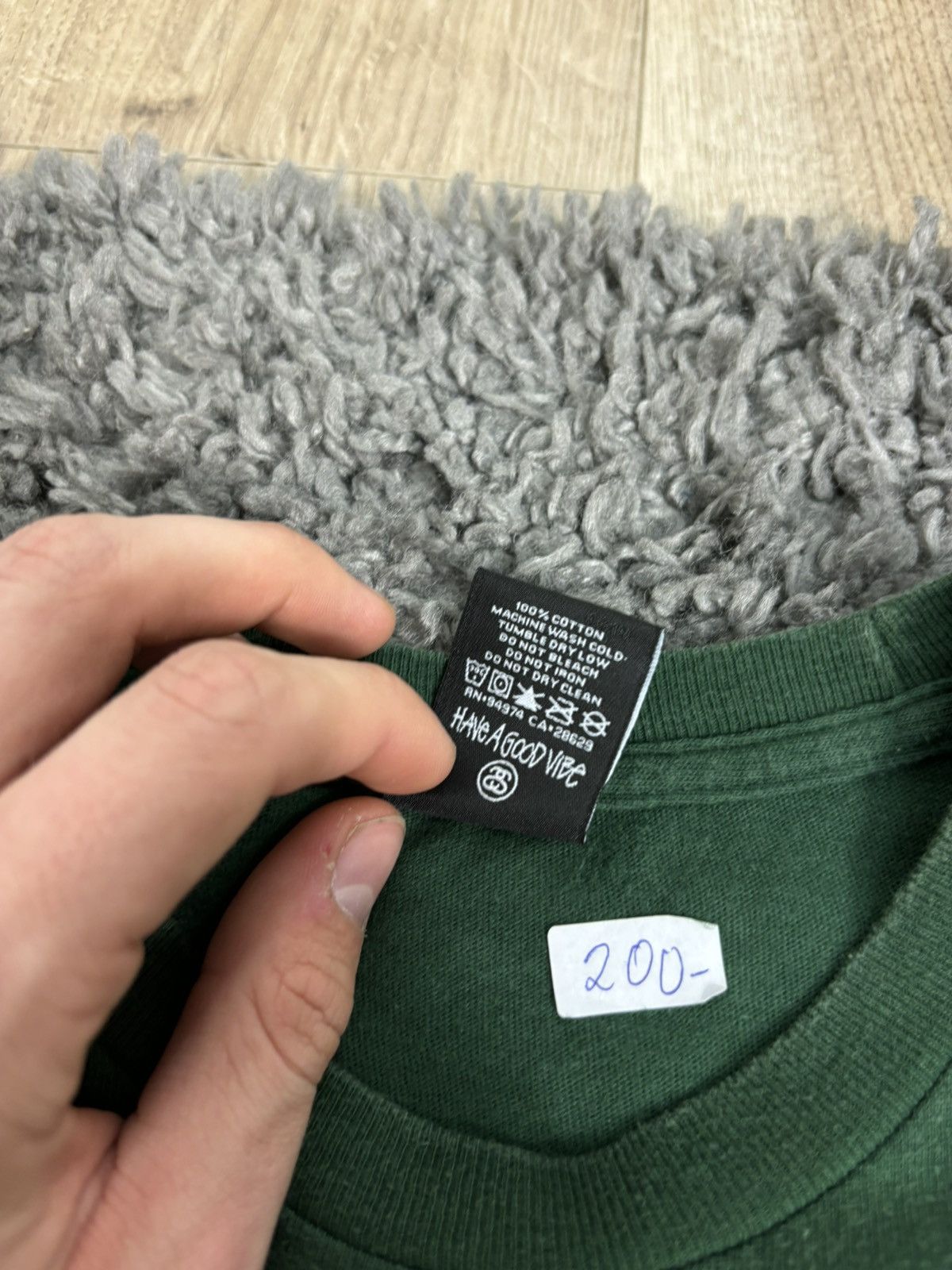 Designer × Stussy Trendy Hype Big Logo Stussy Spell Out Streetwear Y2K Size US M / EU 48-50 / 2 - 6 Thumbnail