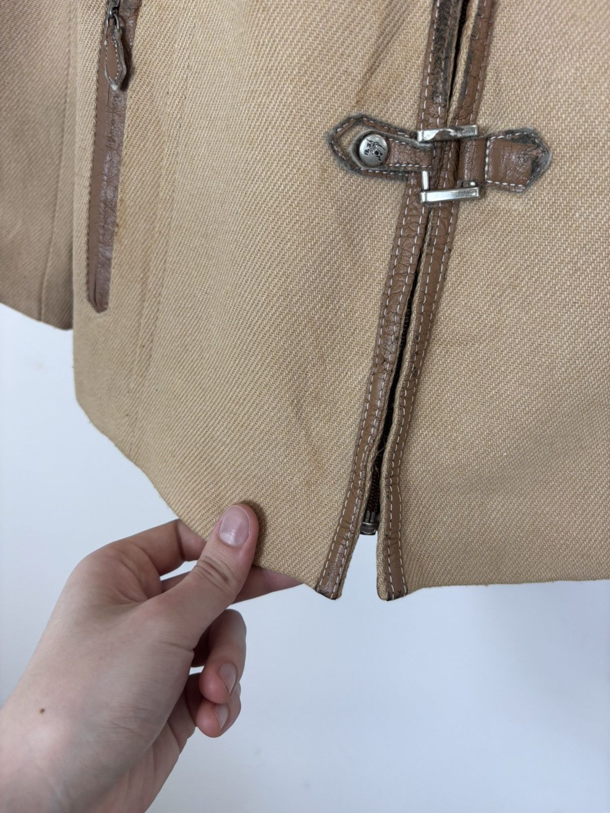 Burberry Burberry Blue Label Women’s Vintage Camel Wool Blend Jacket Size S / US 4 / IT 40 - 11 Thumbnail