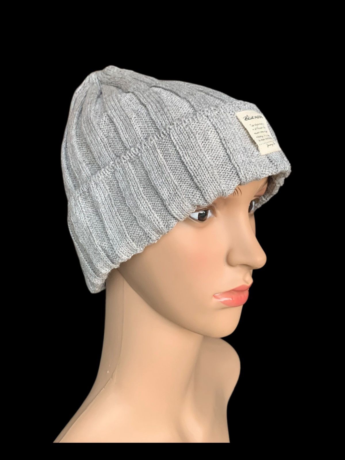 Japanese Brand × Kapital × Vintage Blue Moon Crochet Knit Hat Handmade Japanese Style Size ONE SIZE - 2 Thumbnail